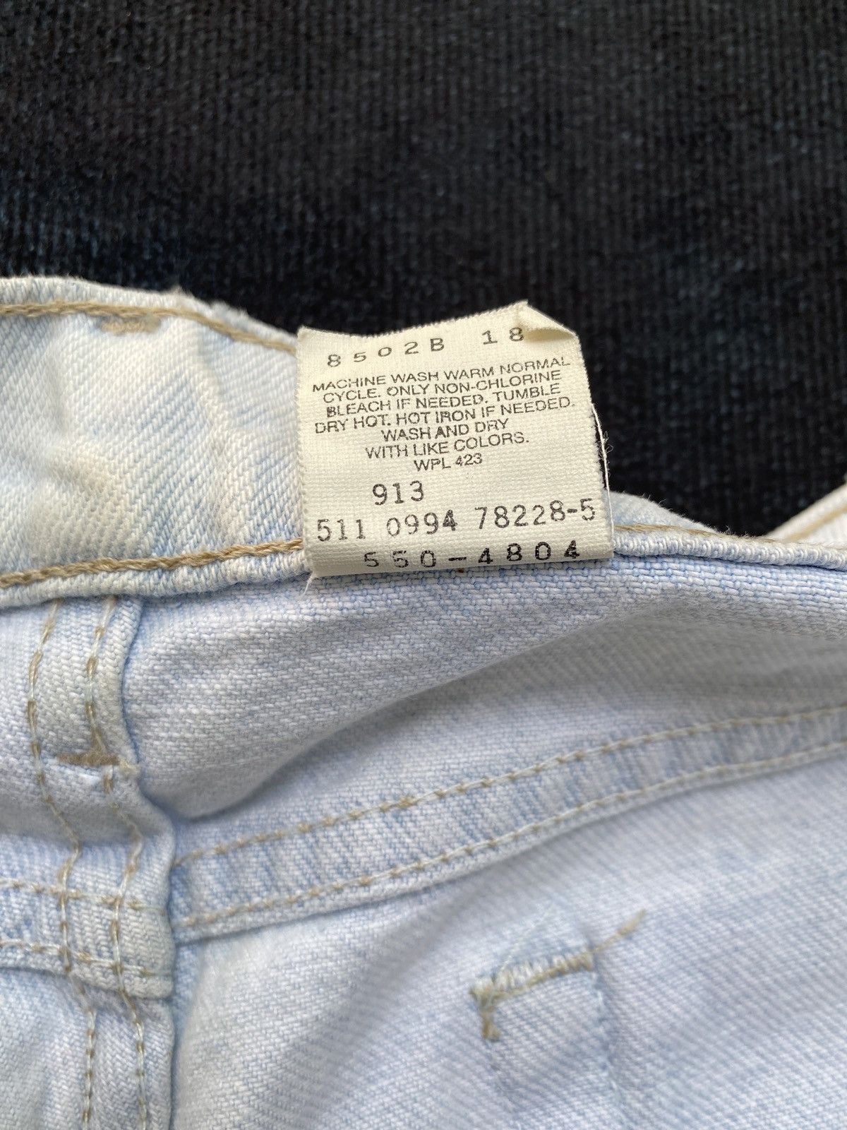 Jean × Levi's × Vintage 90s VINTAGE LEVIS 550 LIGHT WASH JEANS-J373 Size US 36 / EU 52 - 8 Thumbnail
