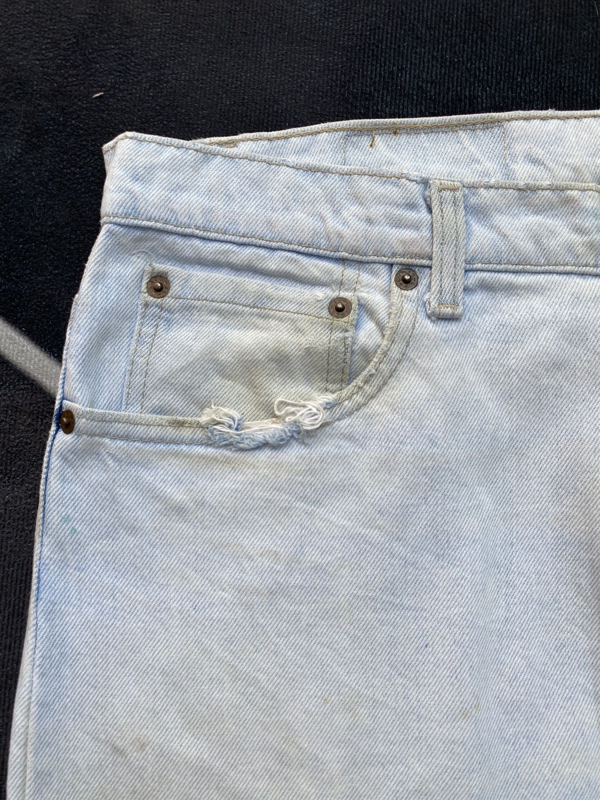 Jean × Levi's × Vintage 90s VINTAGE LEVIS 550 LIGHT WASH JEANS-J373 Size US 36 / EU 52 - 11 Thumbnail