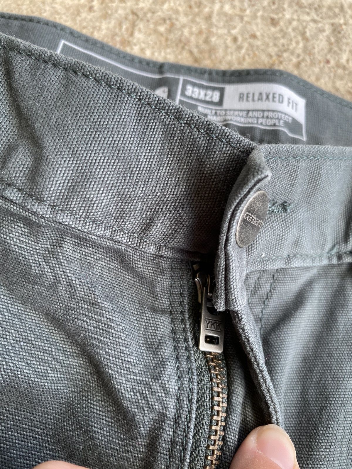 Carhartt × Vintage Vintage Y2K Carhartt Workwear Carpenter Pant Size 32" / US 10 / IT 46 - 5 Thumbnail