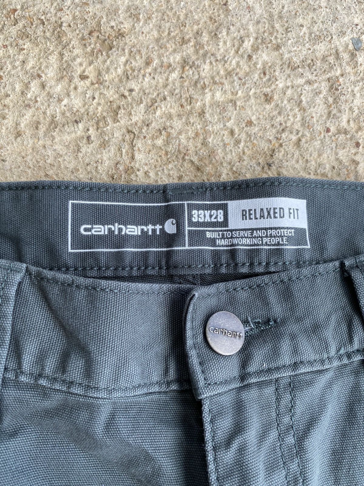 Carhartt × Vintage Vintage Y2K Carhartt Workwear Carpenter Pant Size 32" / US 10 / IT 46 - 4 Thumbnail