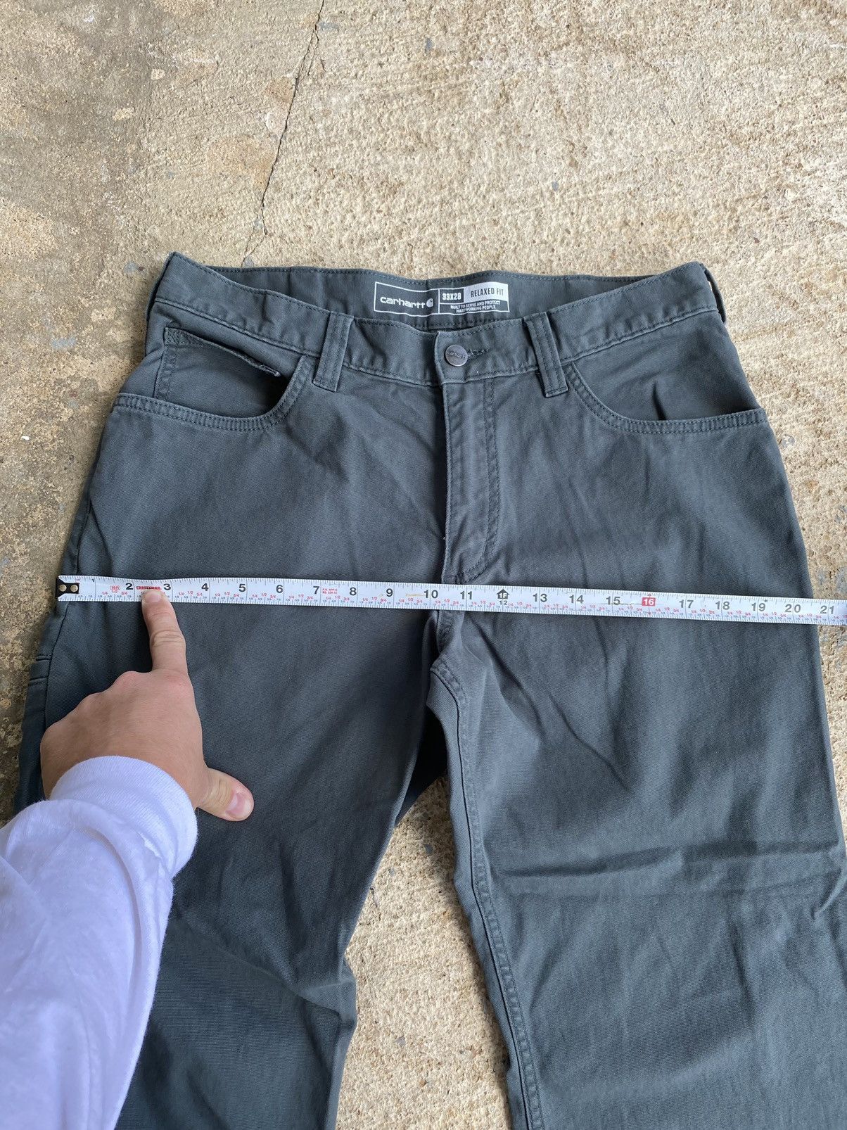 Carhartt × Vintage Vintage Y2K Carhartt Workwear Carpenter Pant Size 32" / US 10 / IT 46 - 7 Thumbnail