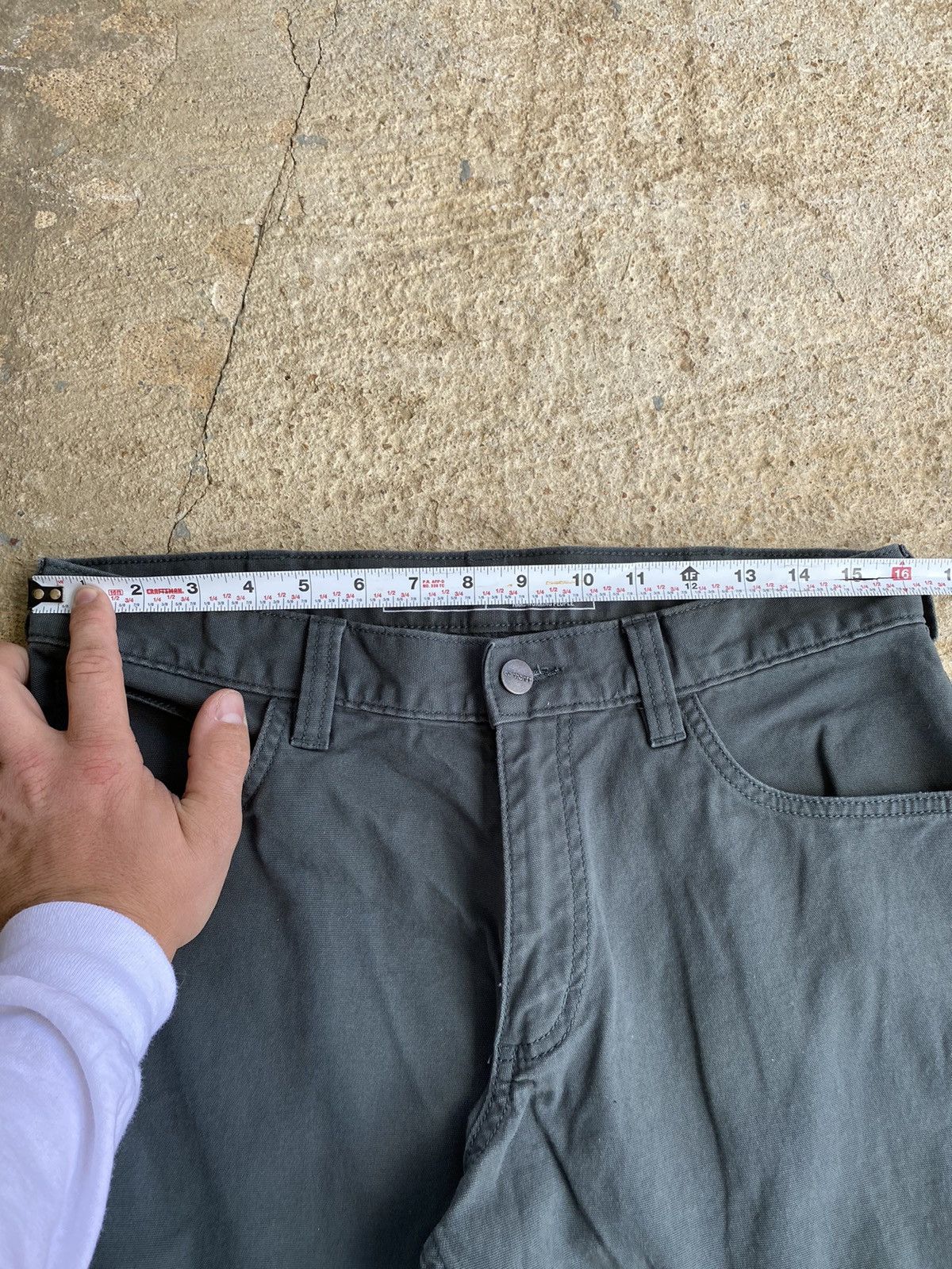 Carhartt × Vintage Vintage Y2K Carhartt Workwear Carpenter Pant Size 32" / US 10 / IT 46 - 6 Thumbnail