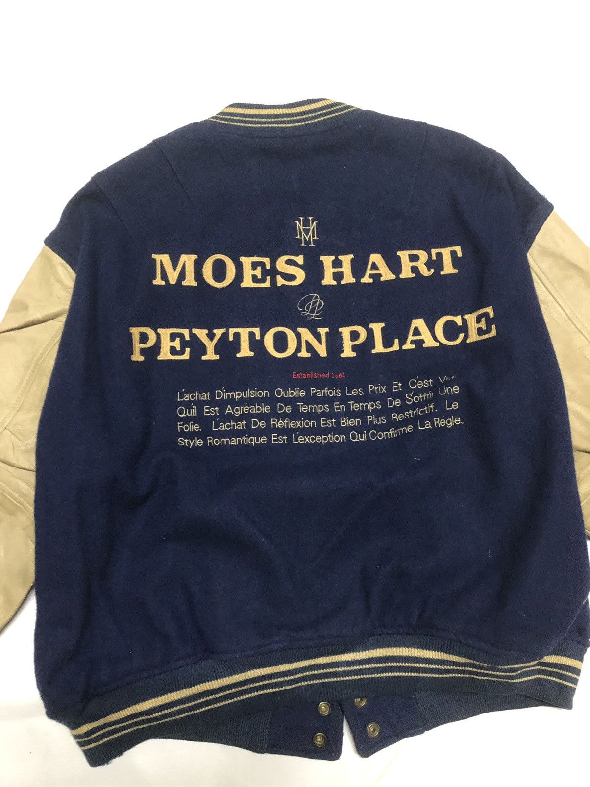PPFM × Vintage 💥OFFER NOW🔥90’s VARSITY PPFM WOOL JACKET STREETWEAR Size US M / EU 48-50 / 2 - 5 Thumbnail