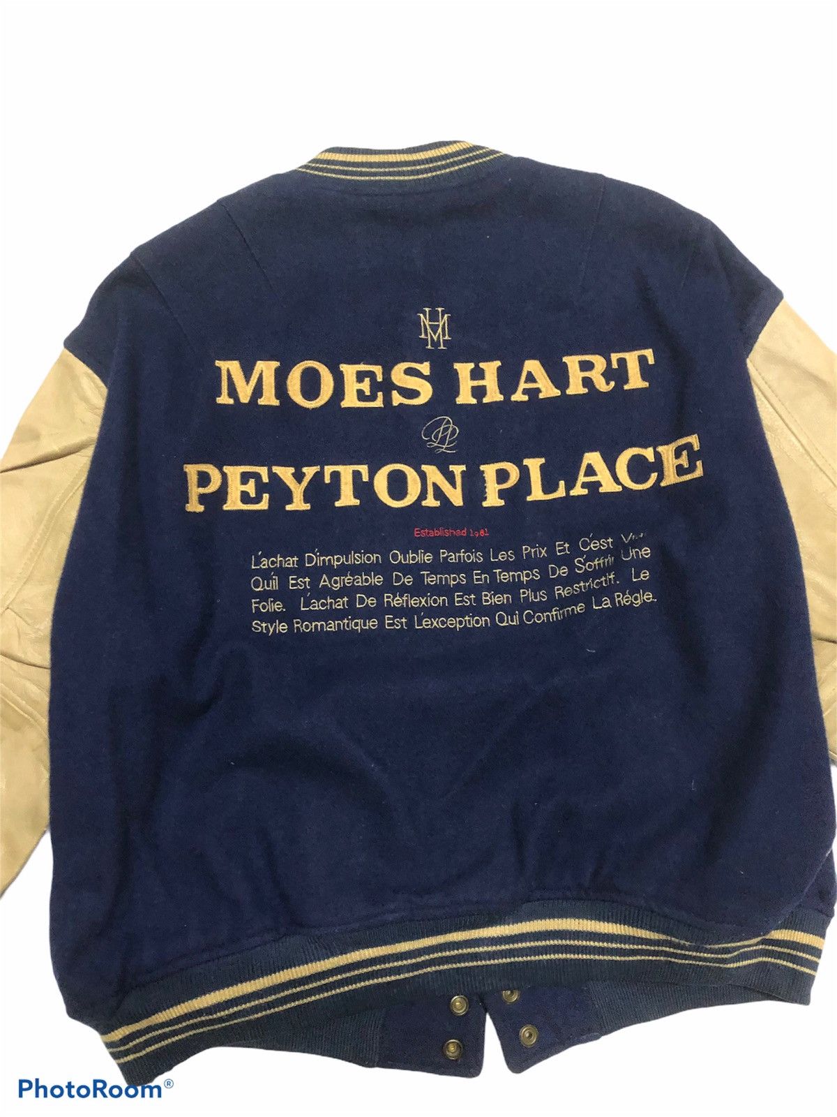 PPFM × Vintage 💥OFFER NOW🔥90’s VARSITY PPFM WOOL JACKET STREETWEAR Size US M / EU 48-50 / 2 - 3 Thumbnail