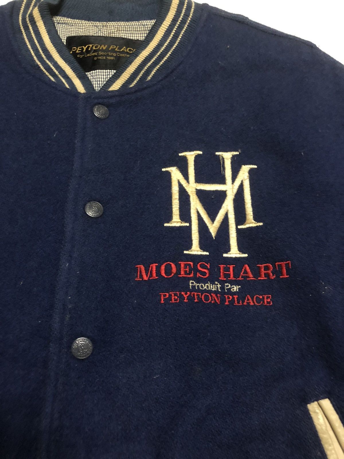 PPFM × Vintage 💥OFFER NOW🔥90’s VARSITY PPFM WOOL JACKET STREETWEAR Size US M / EU 48-50 / 2 - 6 Thumbnail