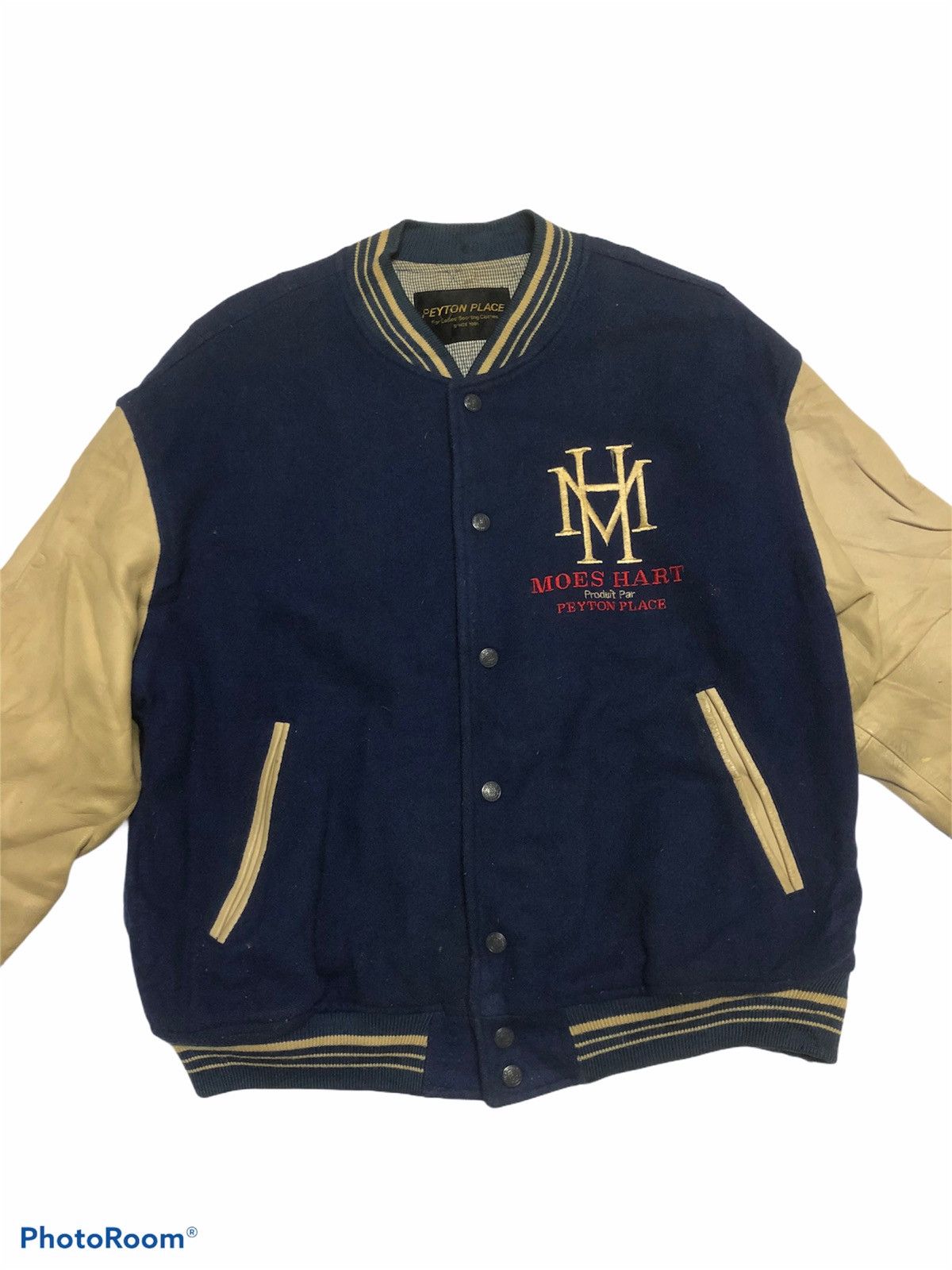 PPFM × Vintage 💥OFFER NOW🔥90’s VARSITY PPFM WOOL JACKET STREETWEAR Size US M / EU 48-50 / 2 - 4 Thumbnail