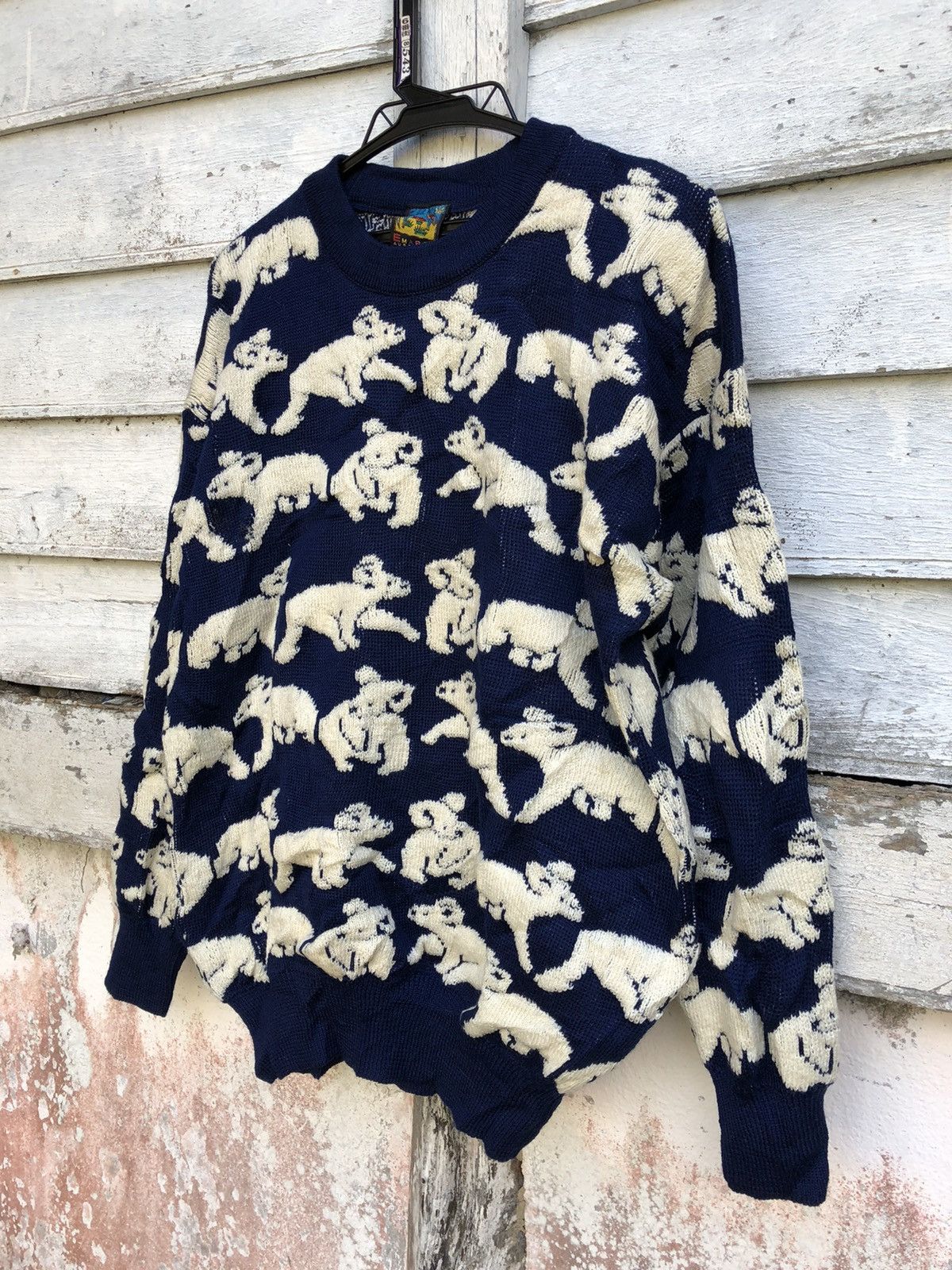 Coogi Vintage Emaroo Koala Full Knit Pure New Wool Sweater Size US M / EU 48-50 / 2 - 2 Thumbnail