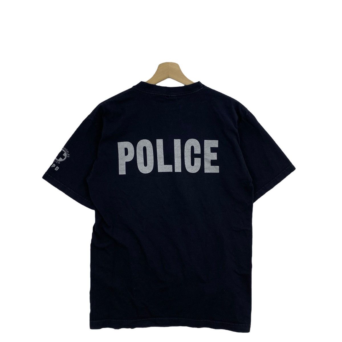 Vintage Vintage 90s LAPD LOS ANGELES Police Logo Print Black Short Size US M / EU 48-50 / 2 - 5 Thumbnail