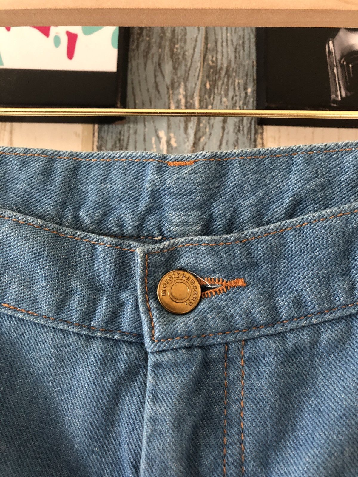 Issey Miyake Mercibeaucoup Jeans Butterfly Pocket Design Size US 29 - 6 Thumbnail