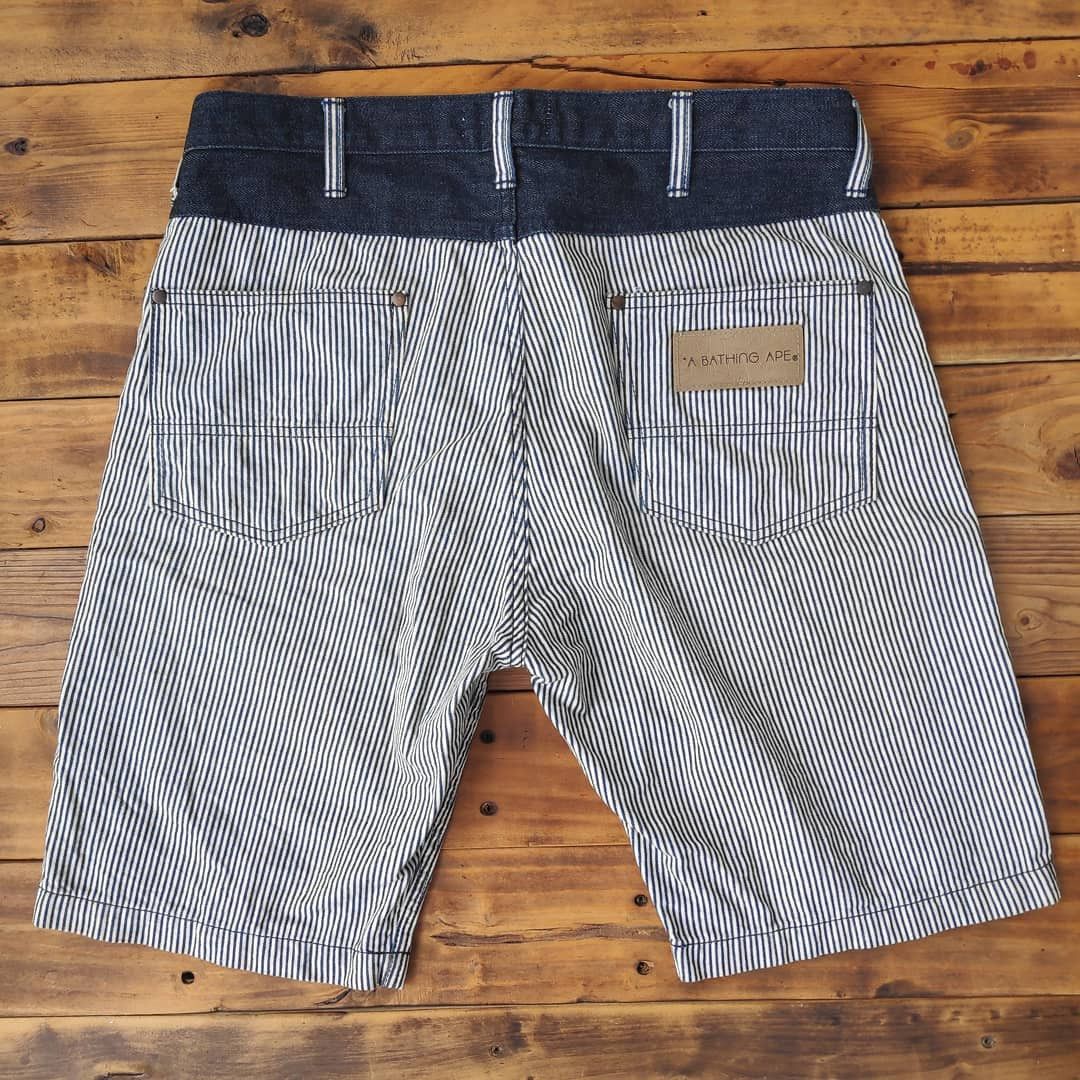 Bape Original BAPE Hickory Short Pants Size US 30 / EU 46 - 2 Thumbnail