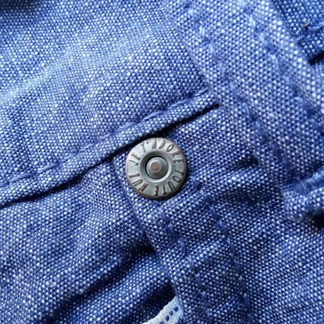 Naked & Famous Naked and Famous Skinny Guy Selvedge Chambray Size US 38 / EU 54 - 6 Thumbnail
