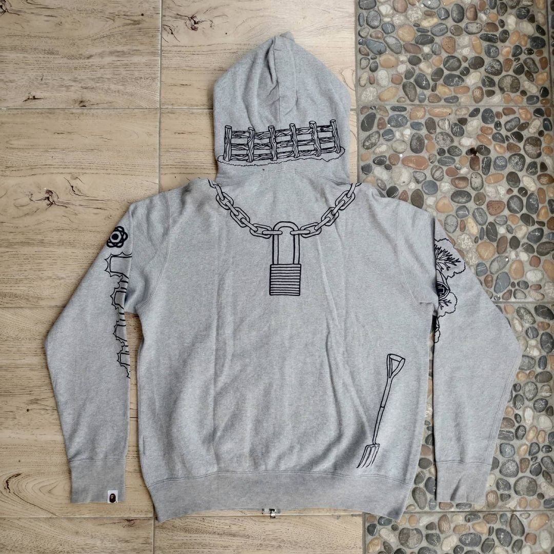 Bape BAPE Holstein Full Zip Hoodie Size US M / EU 48-50 / 2 - 3 Thumbnail