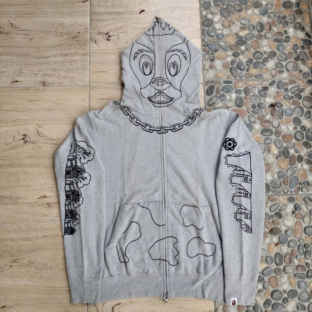 Bape BAPE Holstein Full Zip Hoodie Size US M / EU 48-50 / 2 - 2 Thumbnail
