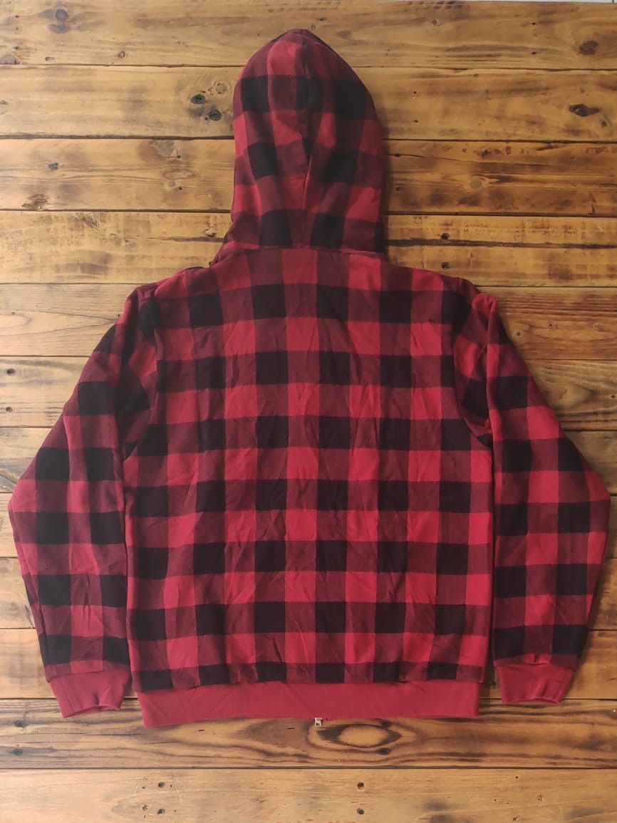 Bape Ursus Plaid Full Zipper Hoodie Size US L / EU 52-54 / 3 - 2 Thumbnail