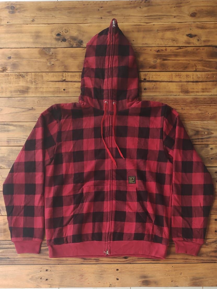Bape Ursus Plaid Full Zipper Hoodie Size US L / EU 52-54 / 3 - 1 Thumbnail