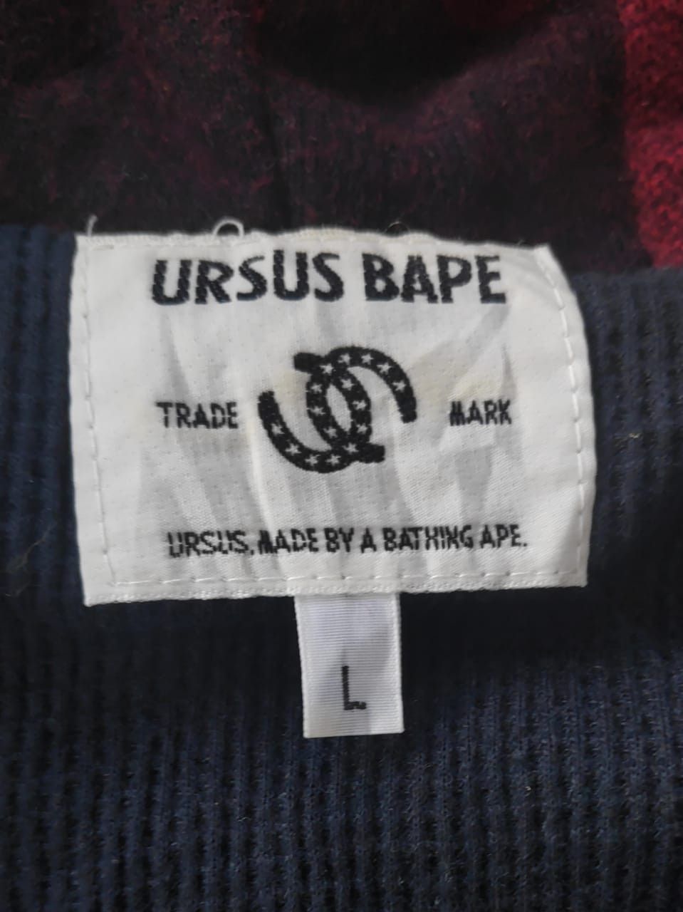 Bape Ursus Plaid Full Zipper Hoodie Size US L / EU 52-54 / 3 - 4 Thumbnail