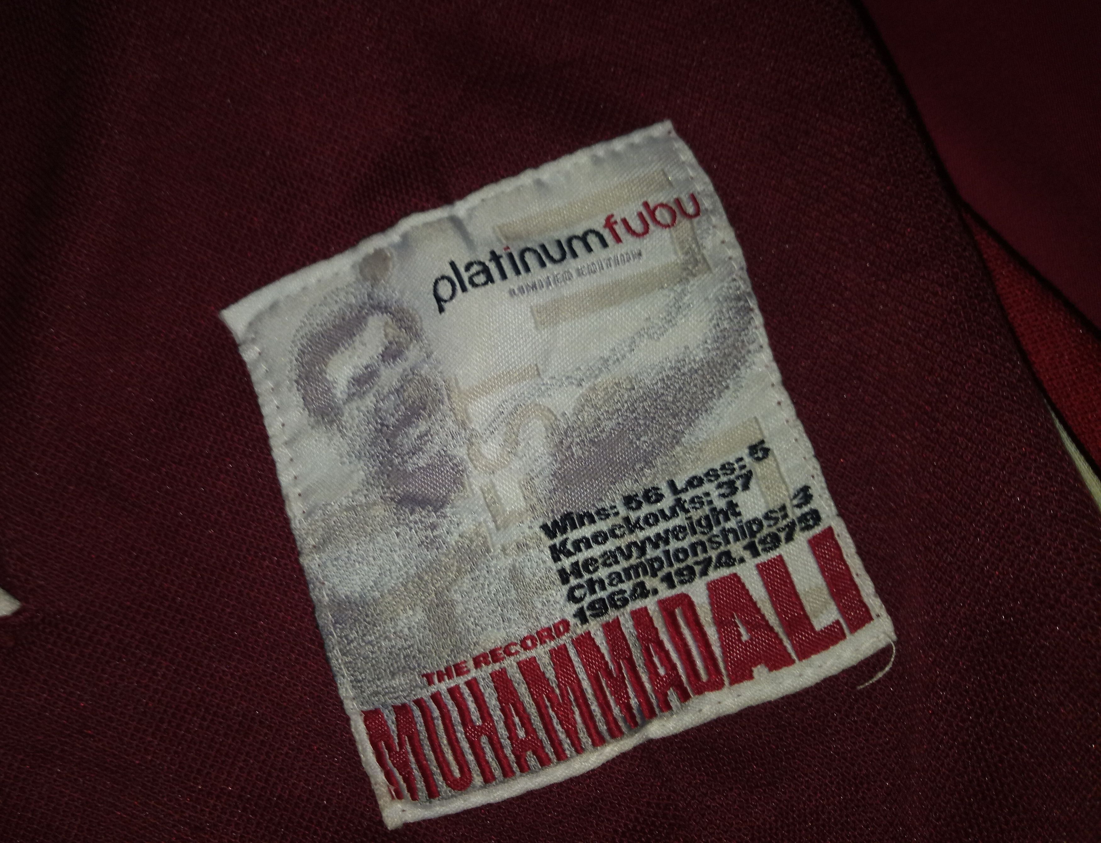 Fubu Fubu Platinum Muhammad Ali Jacket hip hop boxing Size US XL / EU 56 / 4 - 4 Thumbnail