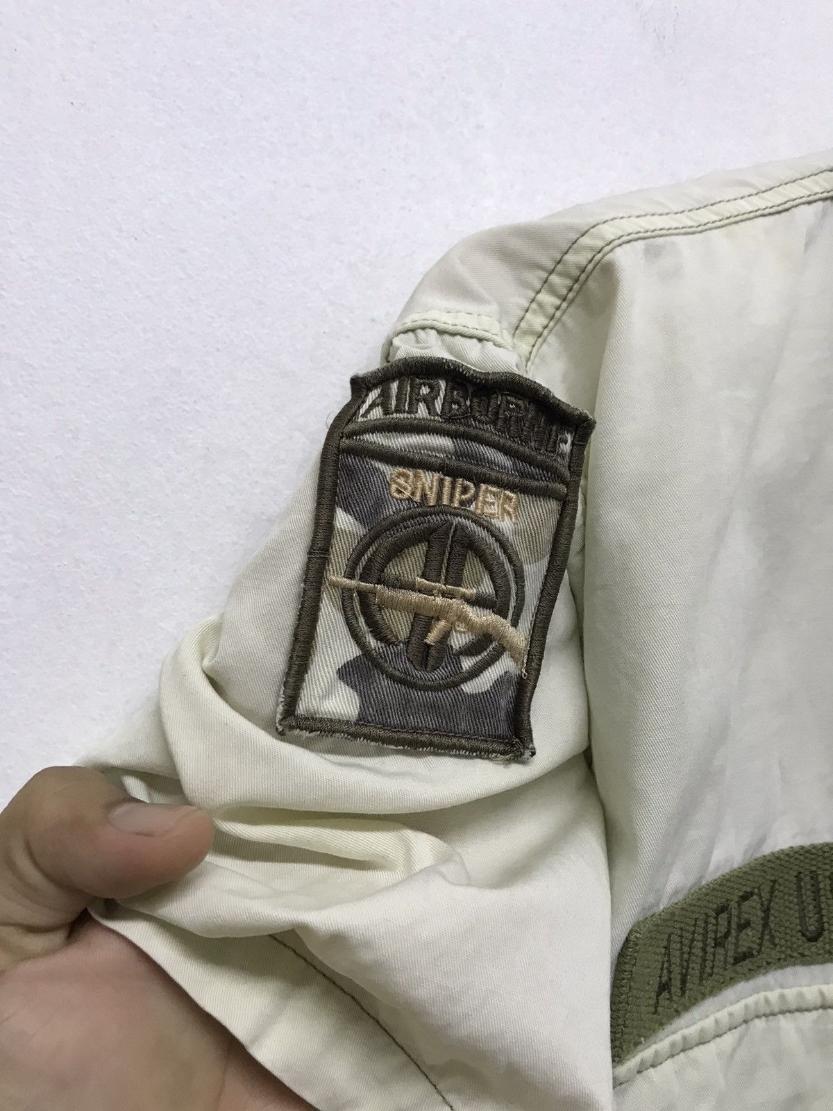 Avirex Vintage Avirex Faded Colour Button Up Army Shirt Size US M / EU 48-50 / 2 - 4 Thumbnail