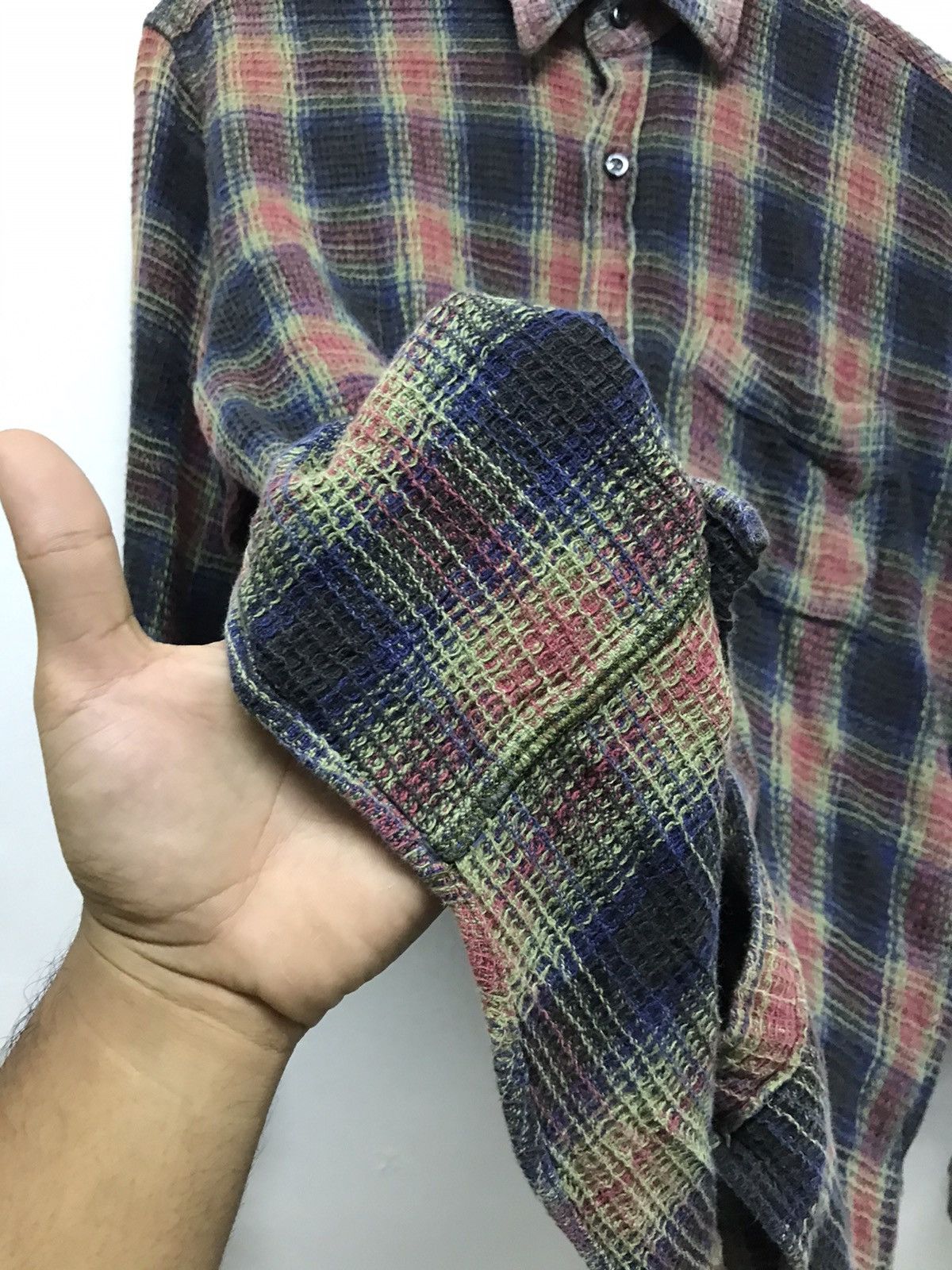 Japanese Brand Sharkey's Flannel Button Up Shirt Inspired Kapital Size US L / EU 52-54 / 3 - 11 Thumbnail