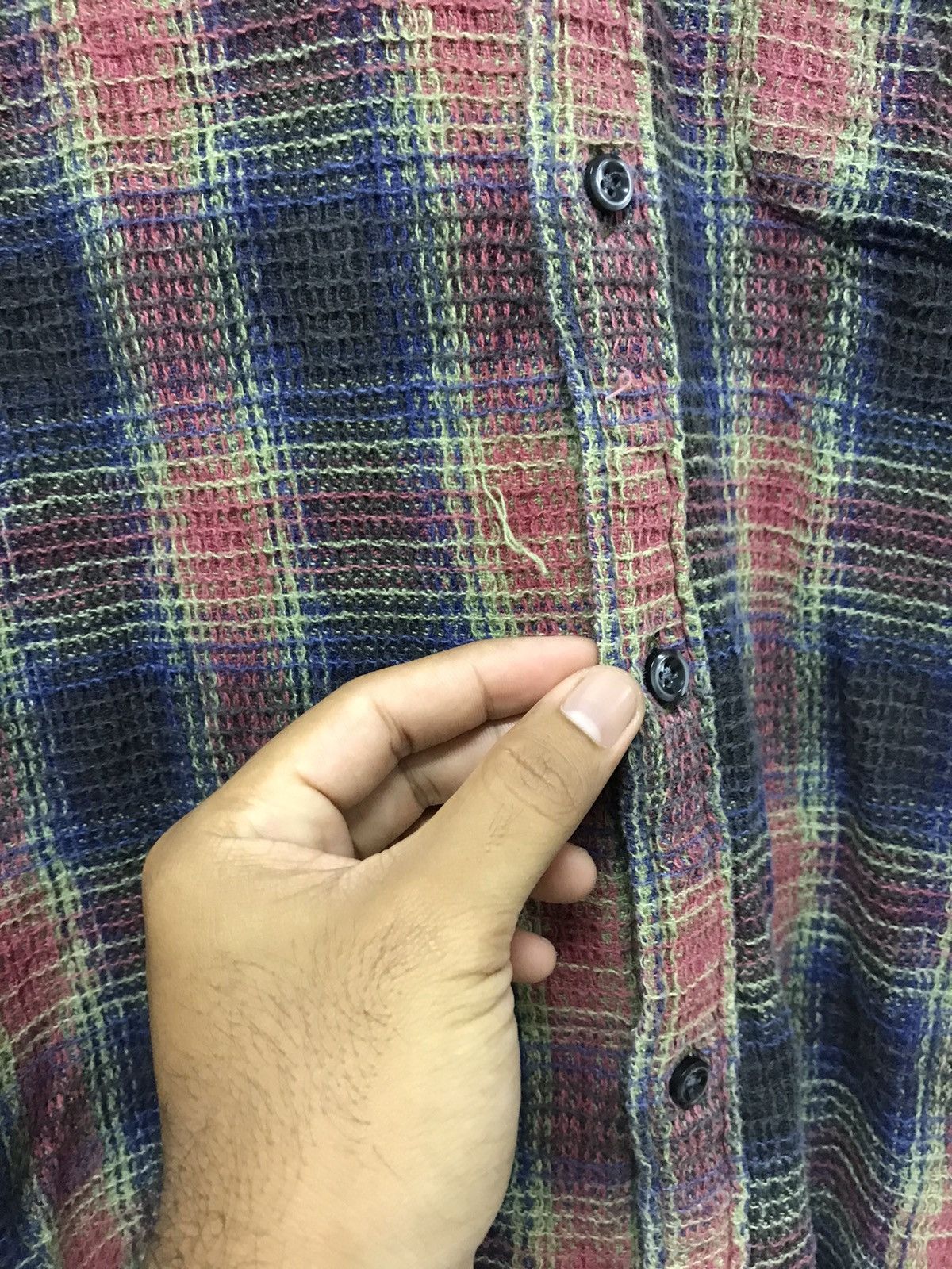 Japanese Brand Sharkey's Flannel Button Up Shirt Inspired Kapital Size US L / EU 52-54 / 3 - 23 Thumbnail
