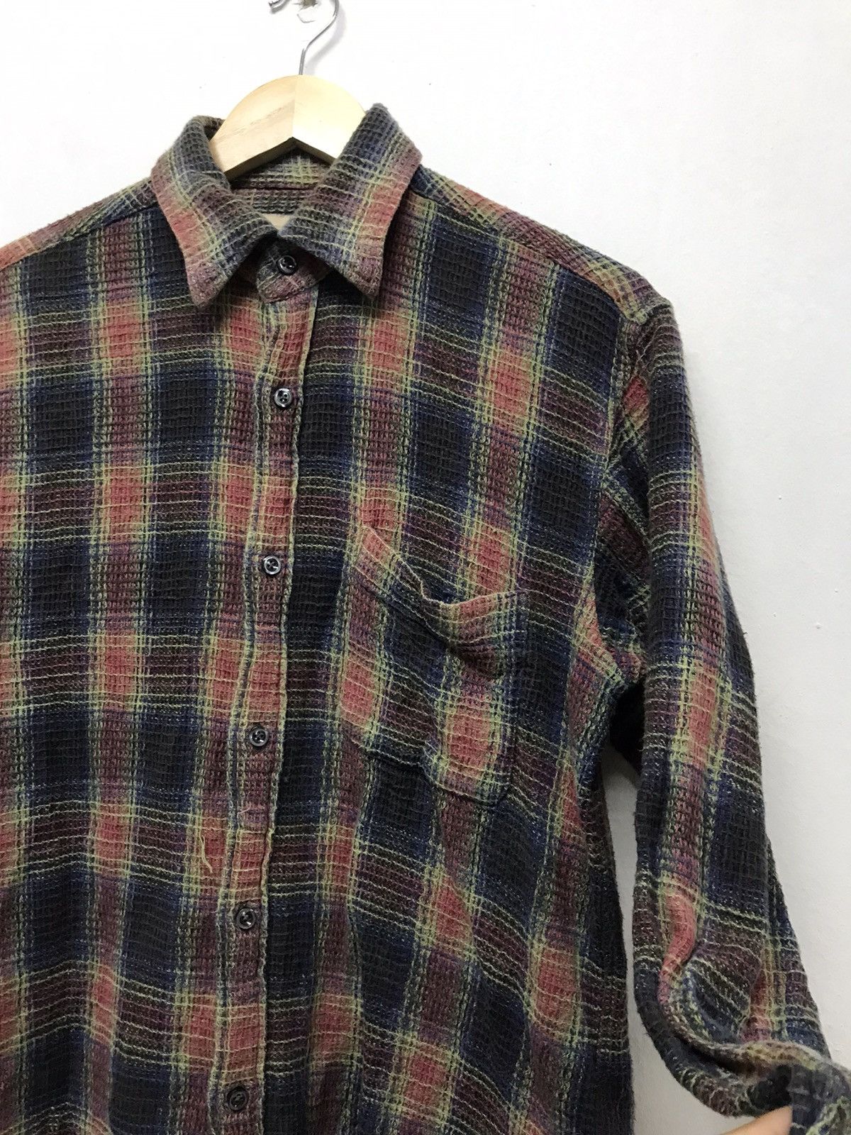 Japanese Brand Sharkey's Flannel Button Up Shirt Inspired Kapital Size US L / EU 52-54 / 3 - 17 Thumbnail
