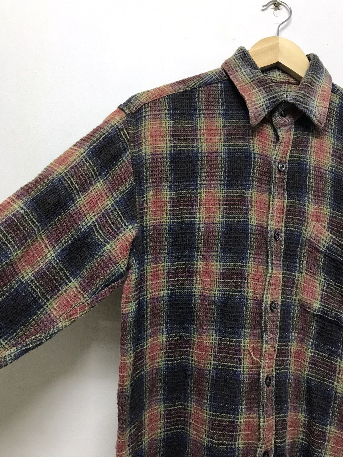 Japanese Brand Sharkey's Flannel Button Up Shirt Inspired Kapital Size US L / EU 52-54 / 3 - 4 Thumbnail