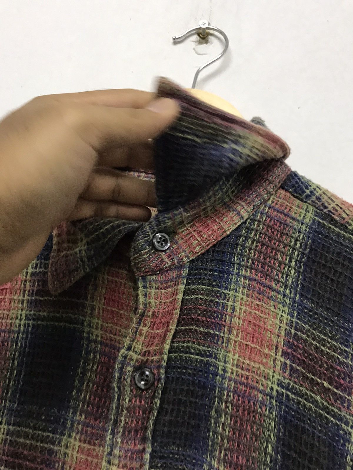 Japanese Brand Sharkey's Flannel Button Up Shirt Inspired Kapital Size US L / EU 52-54 / 3 - 13 Thumbnail