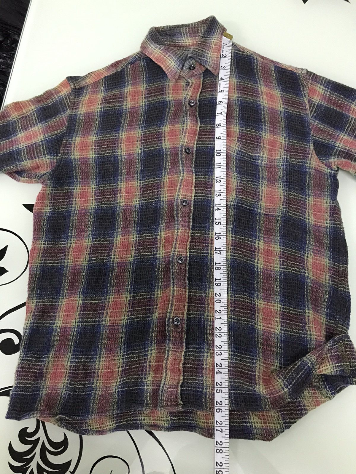 Japanese Brand Sharkey's Flannel Button Up Shirt Inspired Kapital Size US L / EU 52-54 / 3 - 21 Thumbnail