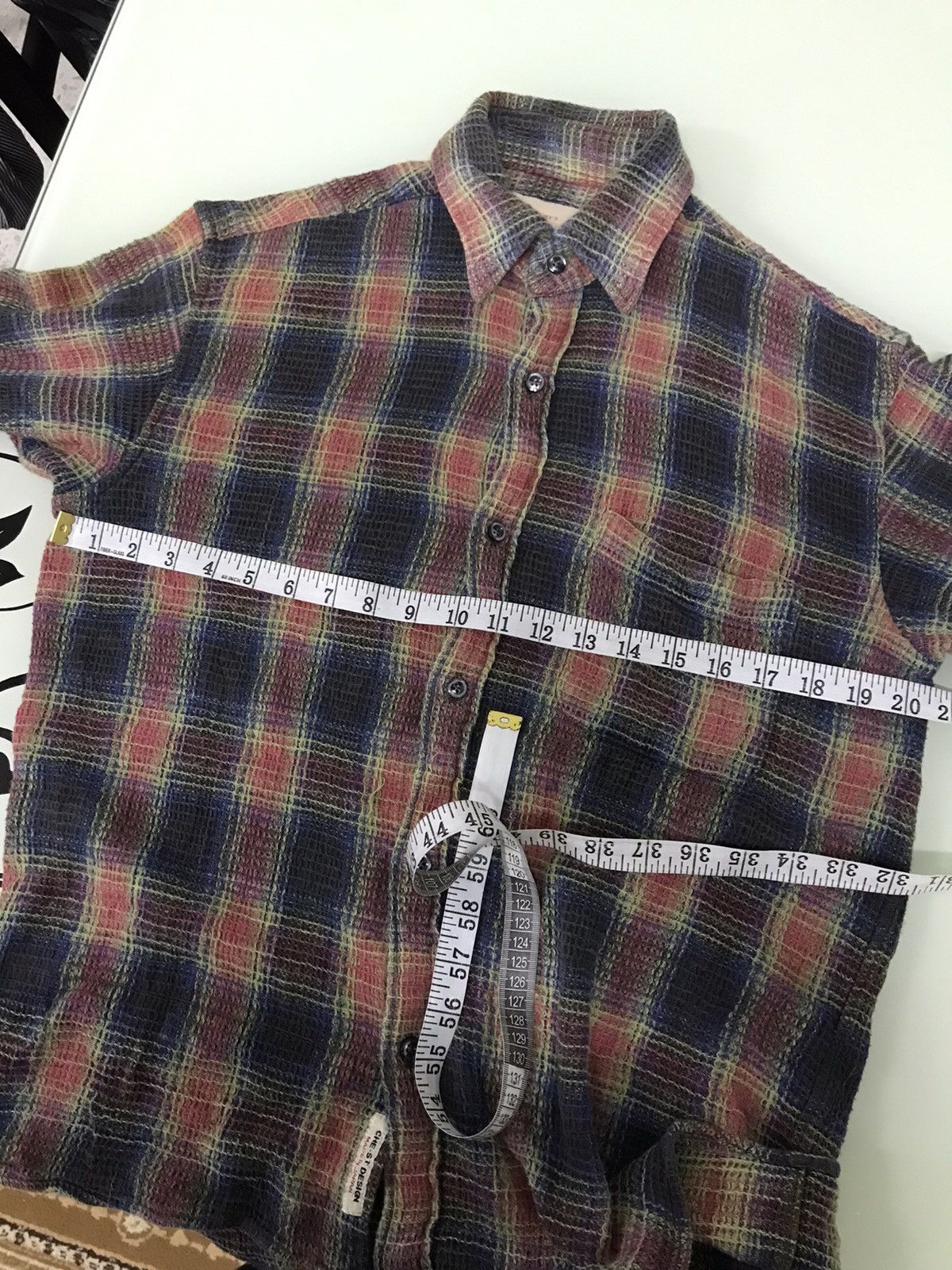 Japanese Brand Sharkey's Flannel Button Up Shirt Inspired Kapital Size US L / EU 52-54 / 3 - 19 Thumbnail