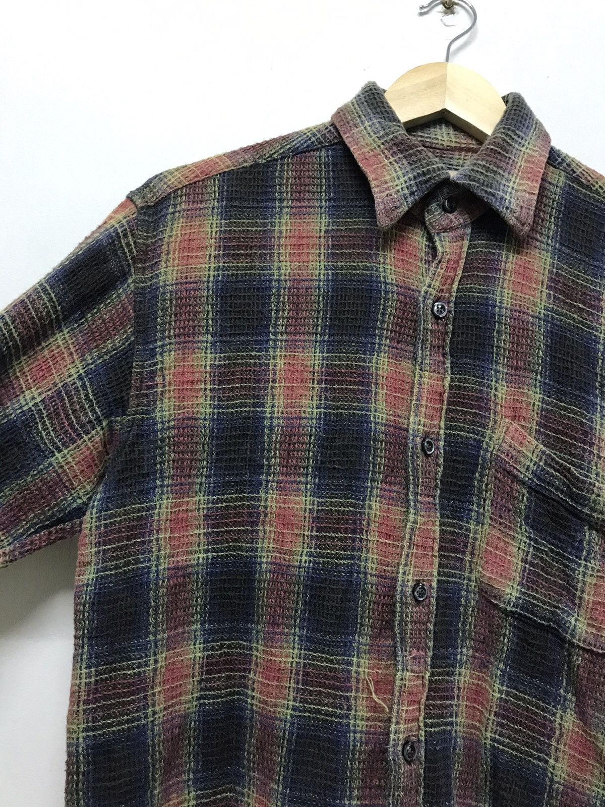 Japanese Brand Sharkey's Flannel Button Up Shirt Inspired Kapital Size US L / EU 52-54 / 3 - 7 Thumbnail