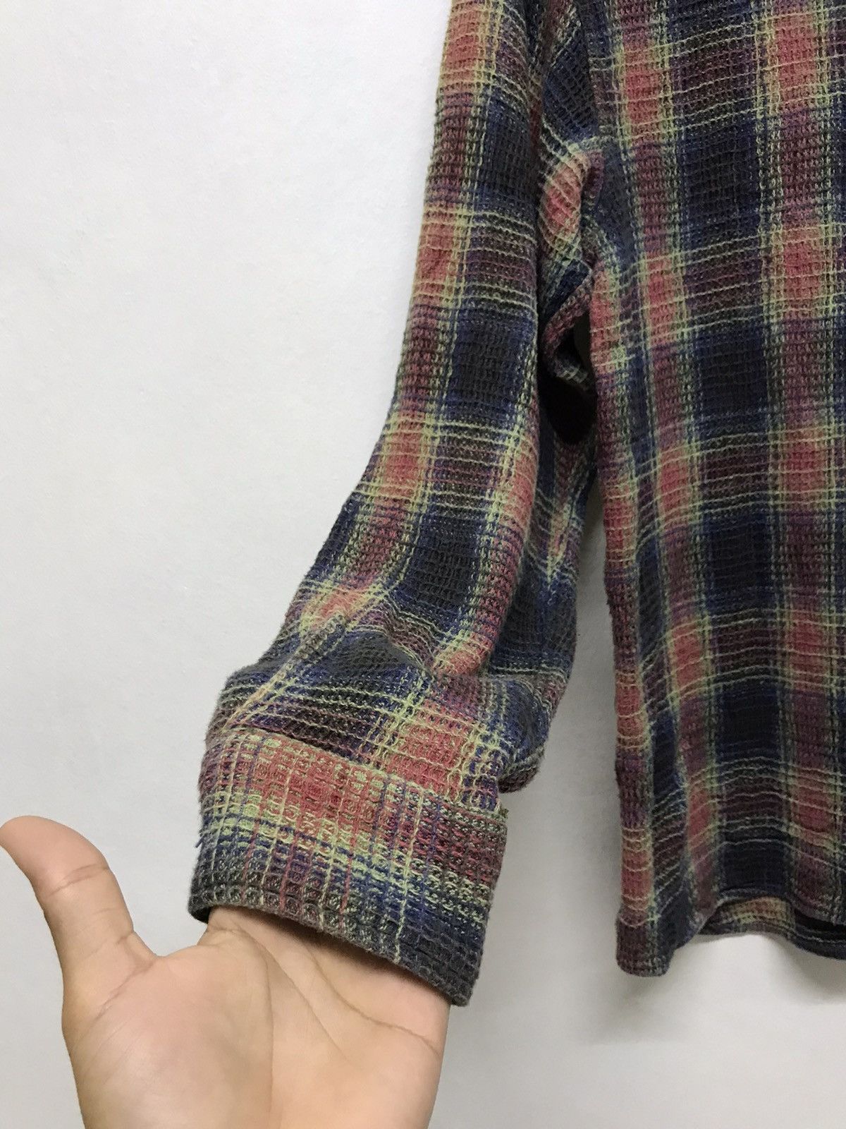 Japanese Brand Sharkey's Flannel Button Up Shirt Inspired Kapital Size US L / EU 52-54 / 3 - 5 Thumbnail
