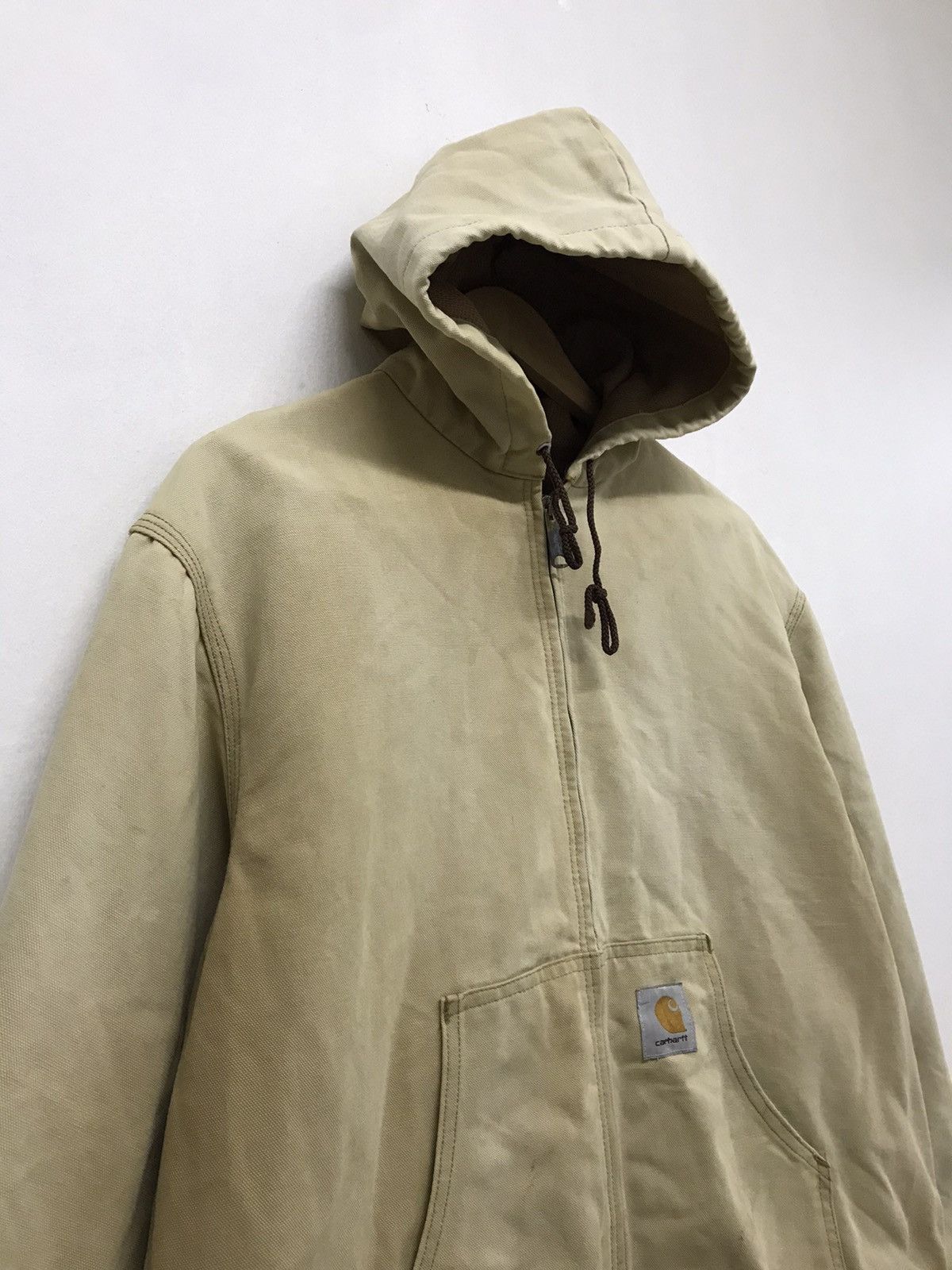 Carhartt Vintage Carhartt Chore Faded Colour Jacket Hoodie Size US XL / EU 56 / 4 - 3 Thumbnail
