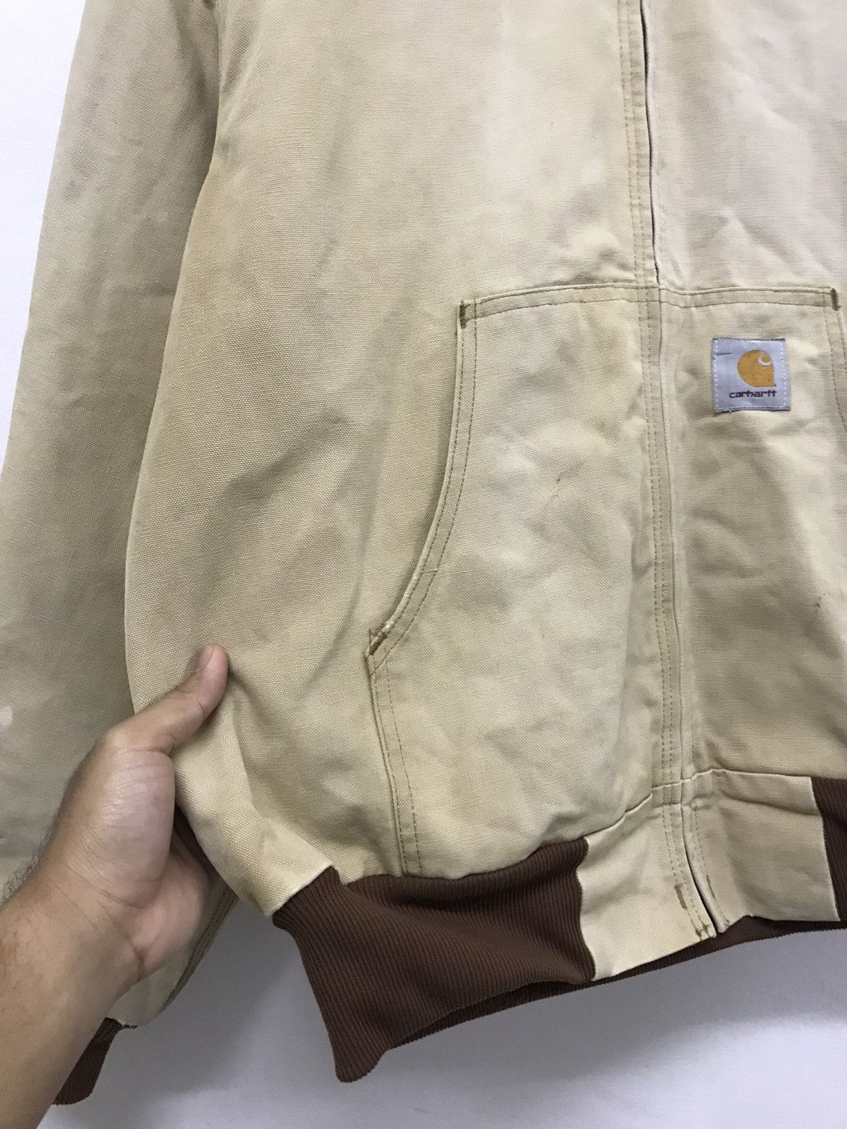 Carhartt Vintage Carhartt Chore Faded Colour Jacket Hoodie Size US XL / EU 56 / 4 - 5 Thumbnail