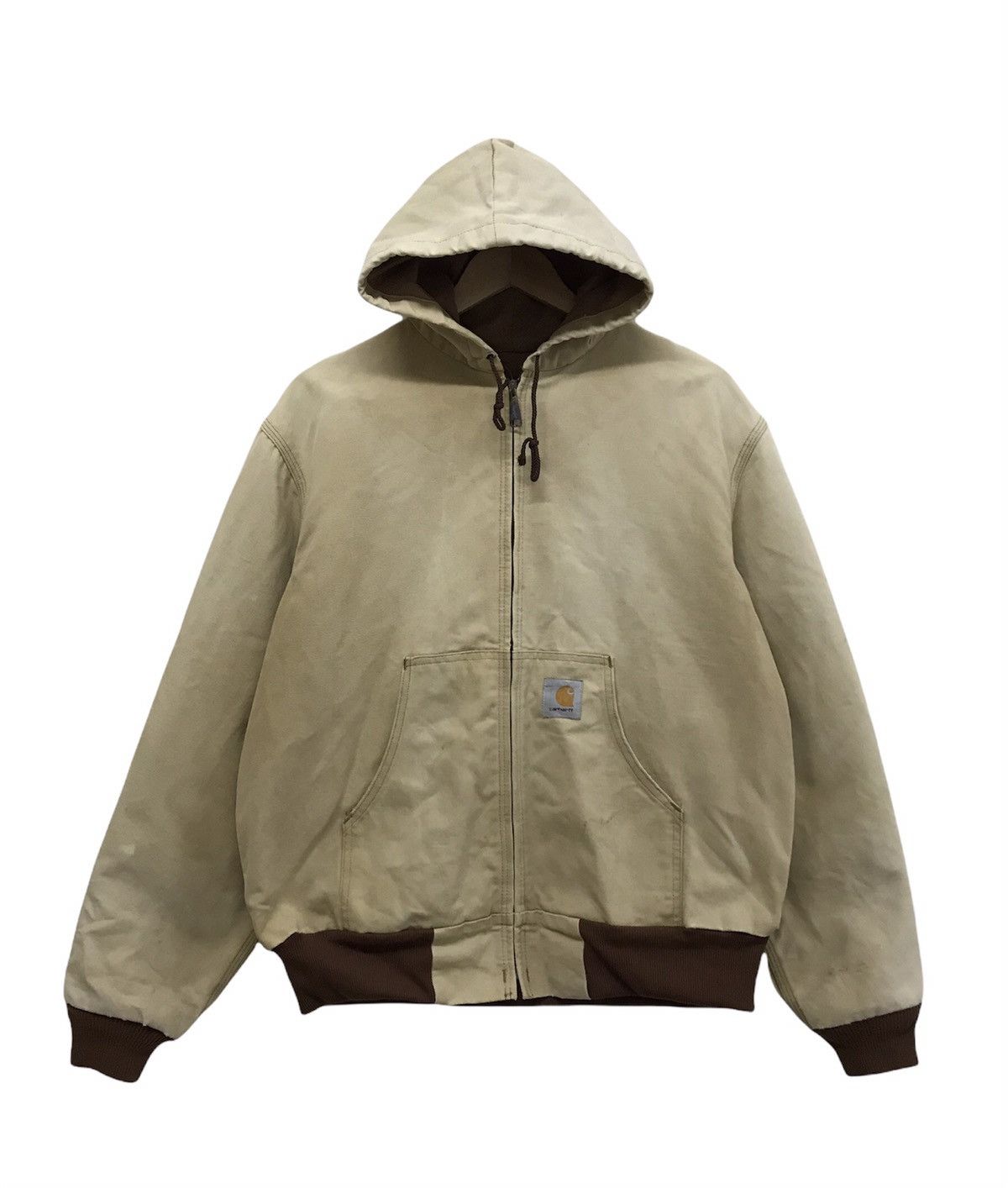 Carhartt Vintage Carhartt Chore Faded Colour Jacket Hoodie Size US XL / EU 56 / 4 - 1 Thumbnail