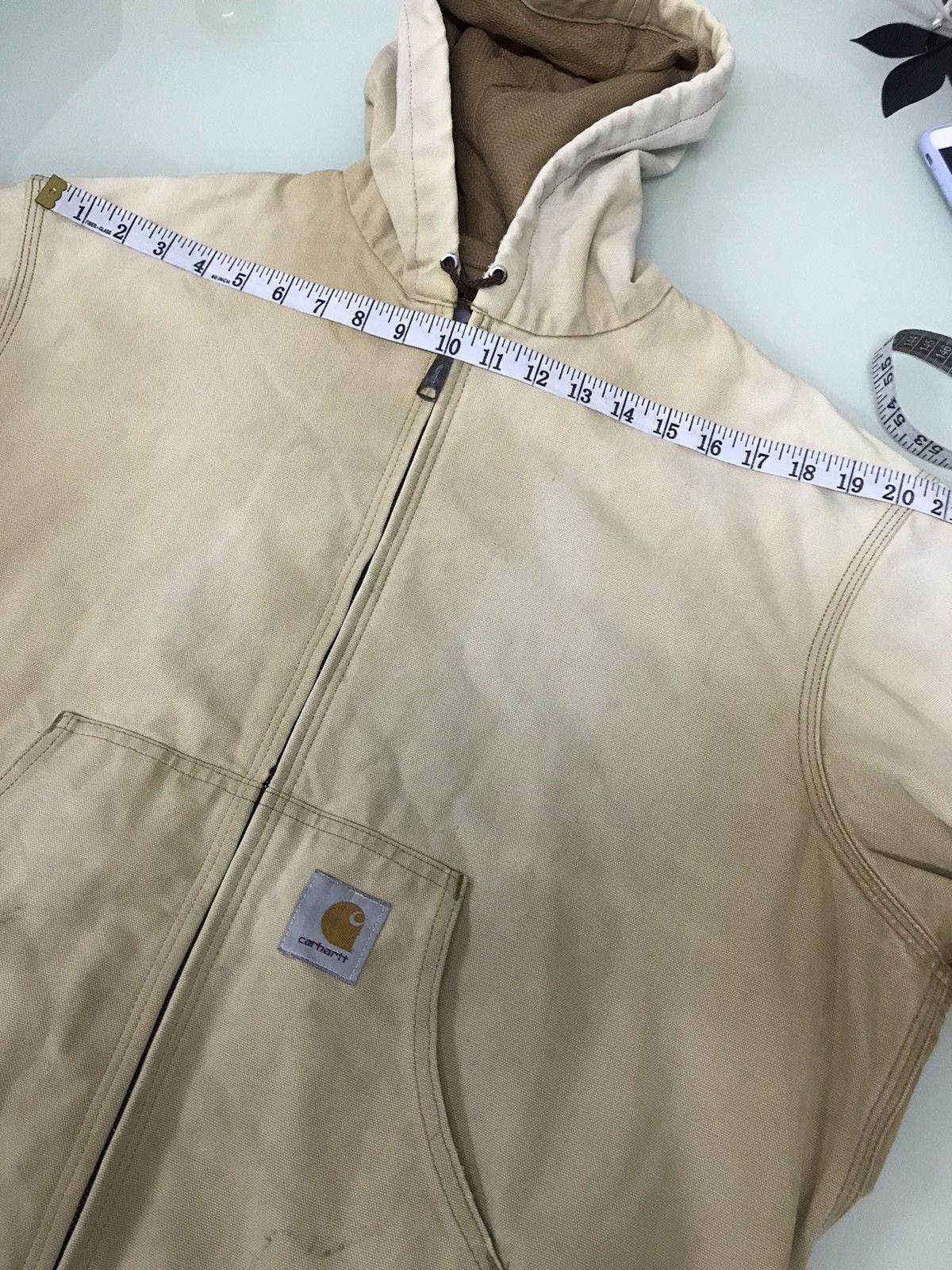 Carhartt Vintage Carhartt Chore Faded Colour Jacket Hoodie Size US XL / EU 56 / 4 - 17 Thumbnail