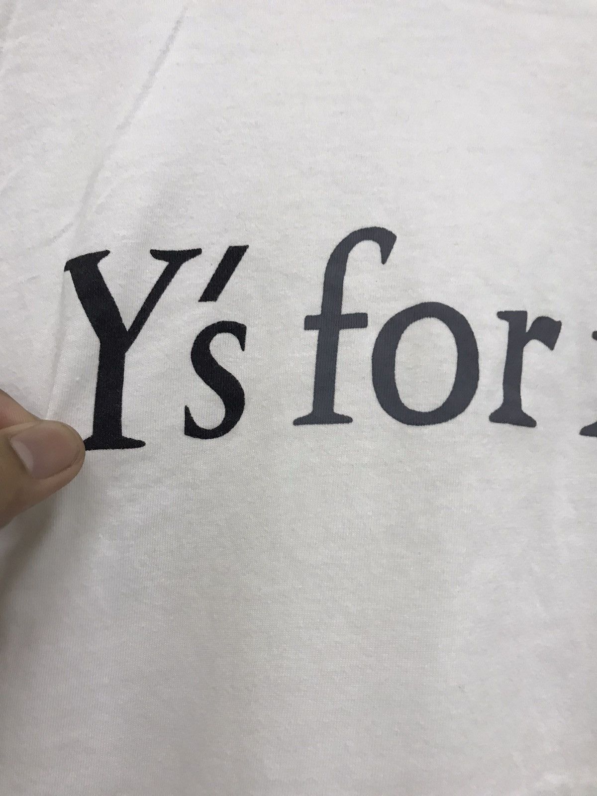 Yohji Yamamoto Vintage Yohji Yamamoto Y's for Men Tshirt White Size US S / EU 44-46 / 1 - 7 Thumbnail