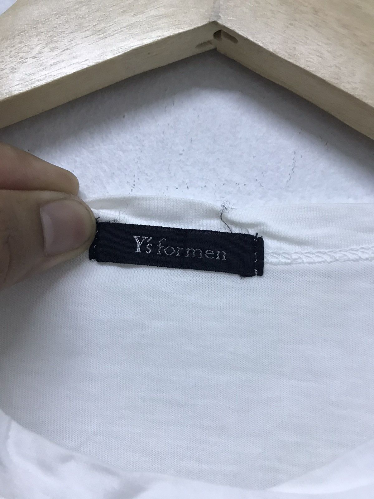 Yohji Yamamoto Vintage Yohji Yamamoto Y's for Men Tshirt White Size US S / EU 44-46 / 1 - 5 Thumbnail