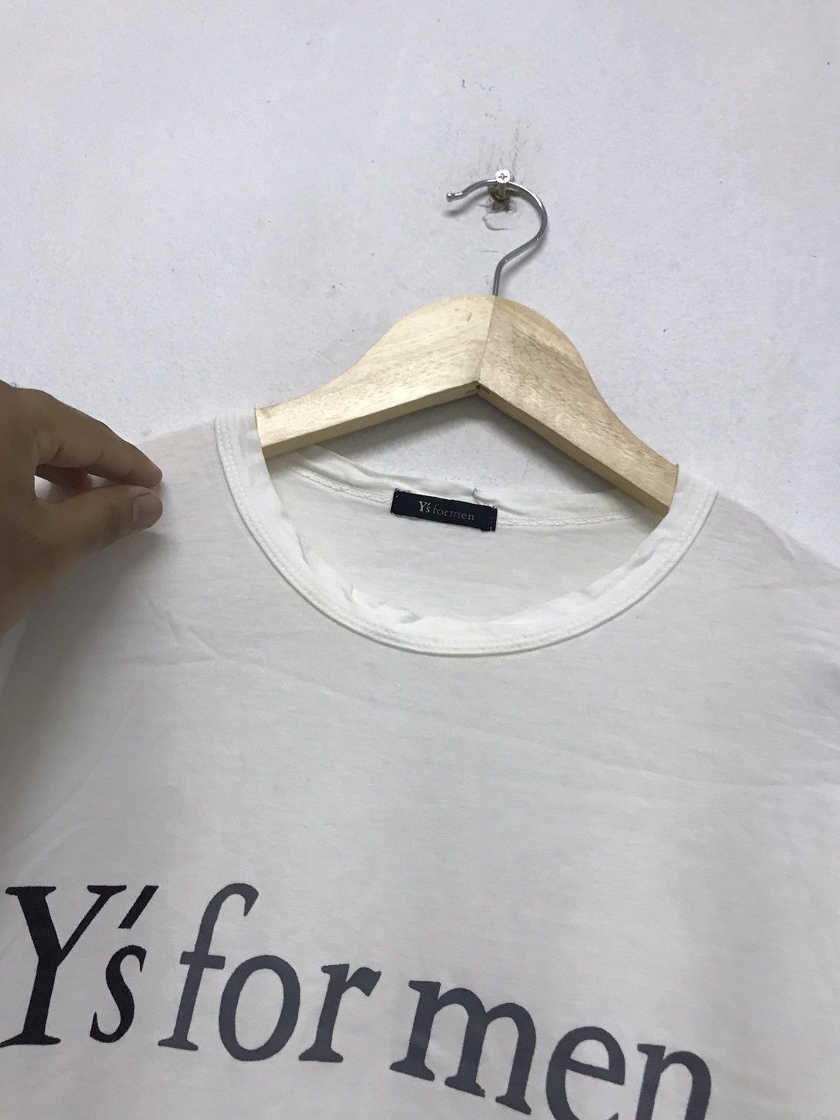 Yohji Yamamoto Vintage Yohji Yamamoto Y's for Men Tshirt White Size US S / EU 44-46 / 1 - 6 Thumbnail