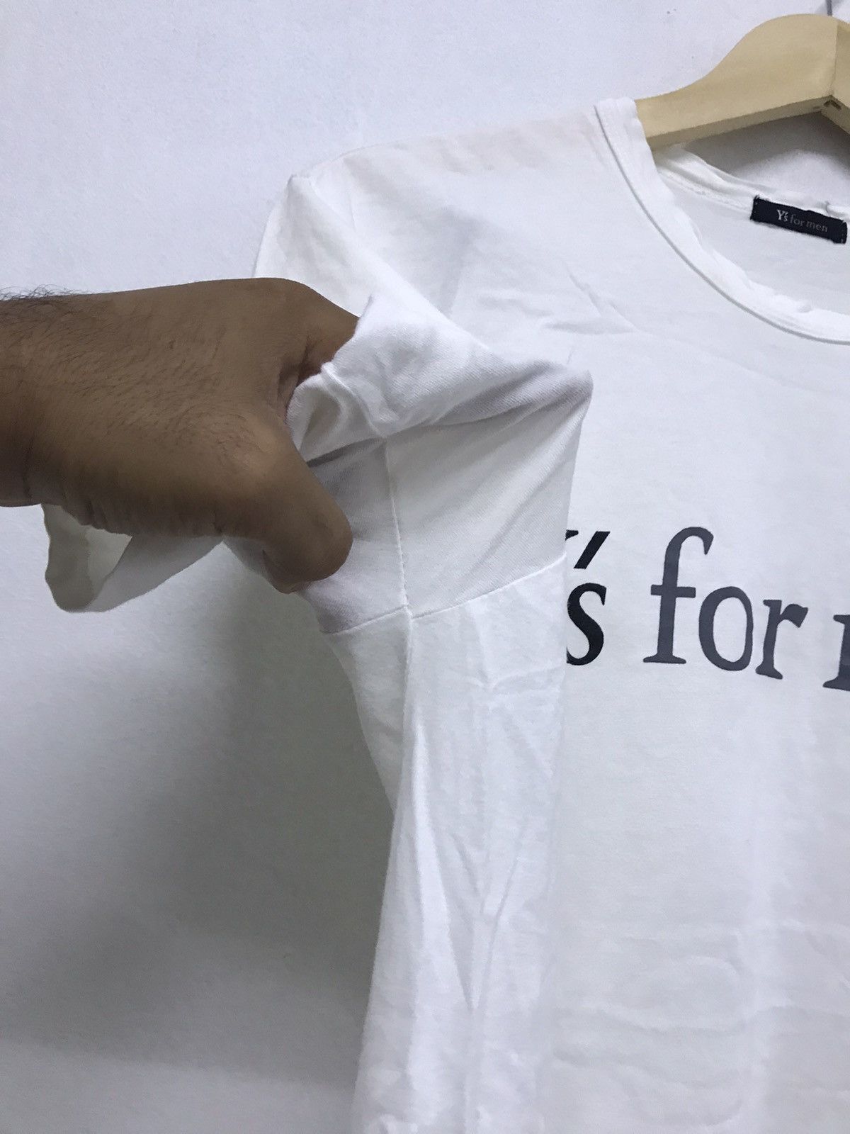 Yohji Yamamoto Vintage Yohji Yamamoto Y's for Men Tshirt White Size US S / EU 44-46 / 1 - 9 Thumbnail
