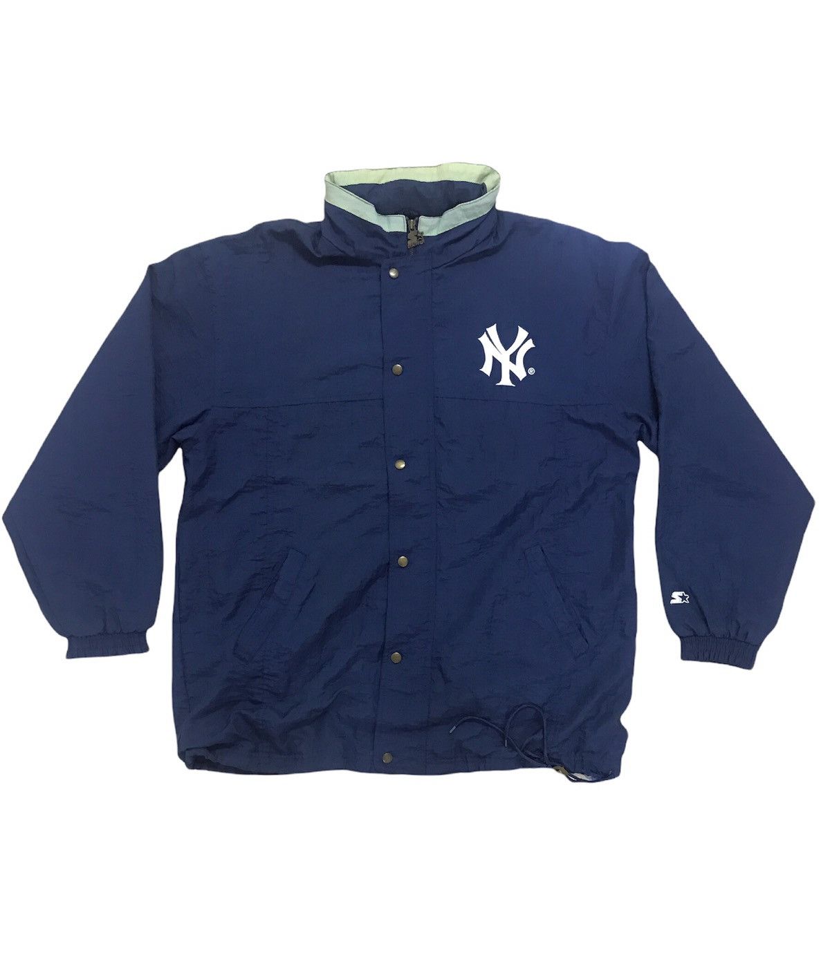 New York Yankees × Starter Vintage New York Yankees Starter Parka Windbreaker Jacket Size US L / EU 52-54 / 3 - 2 Thumbnail