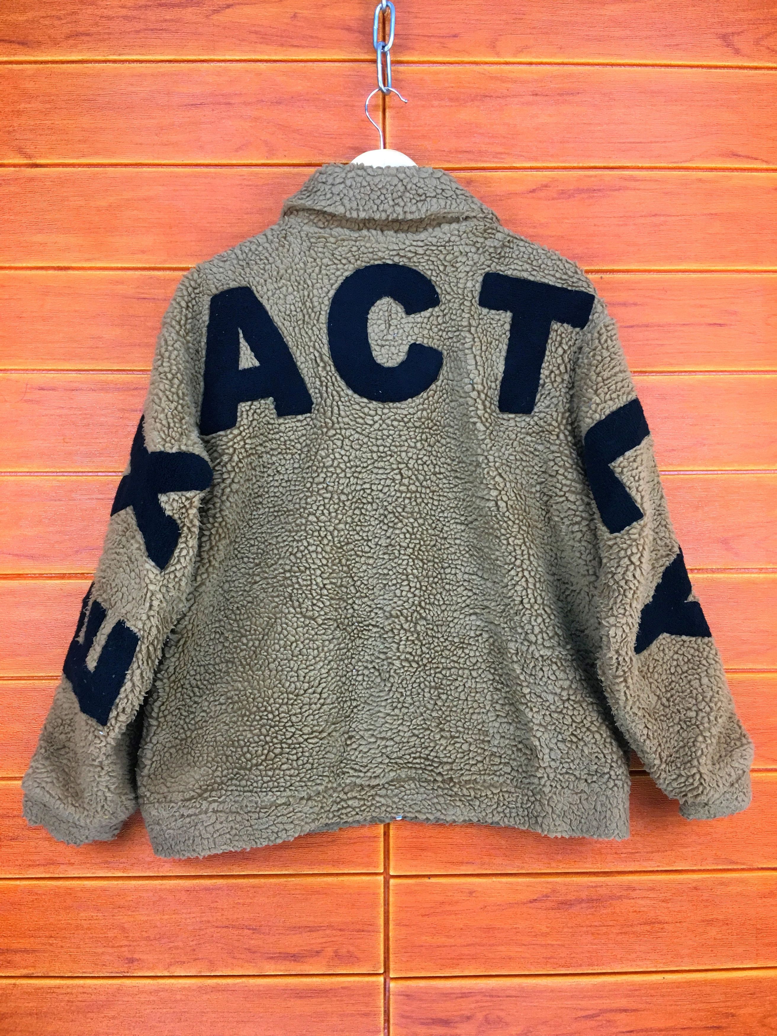 If Six Was Nine Vintage EXACTLY Spell out Deep Pile Fleece Jacket Size US M / EU 48-50 / 2 - 2 Thumbnail
