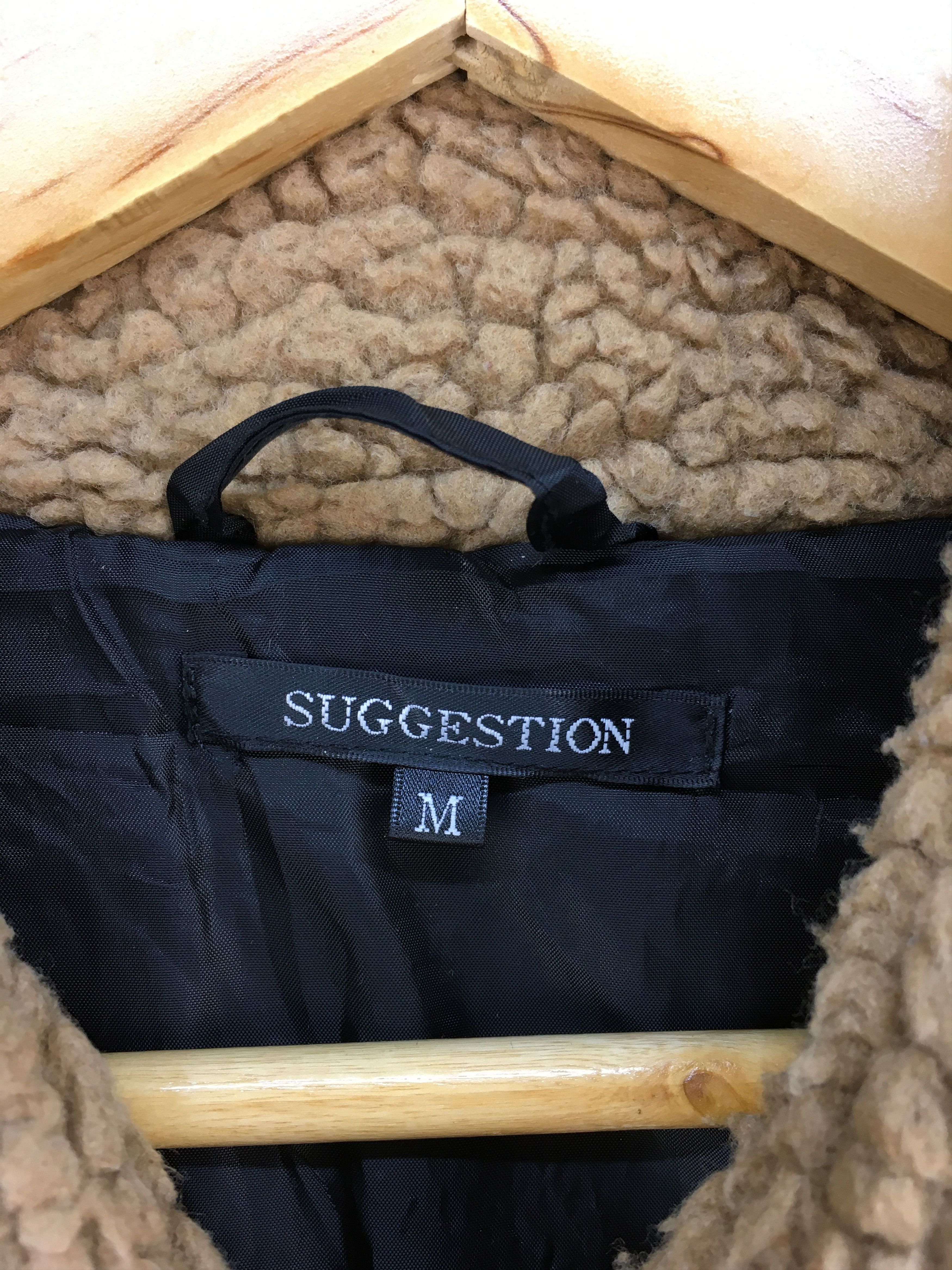 If Six Was Nine Vintage EXACTLY Spell out Deep Pile Fleece Jacket Size US M / EU 48-50 / 2 - 9 Thumbnail