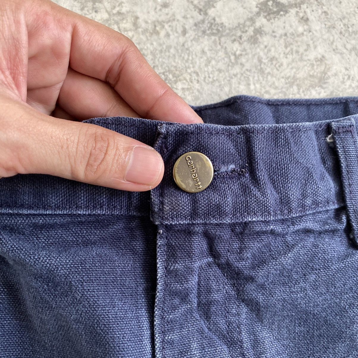 Carhartt Vintage Carhartt Faded Midnight Blue Dirty Carpenter Pants Size US 32 / EU 48 - 11 Thumbnail