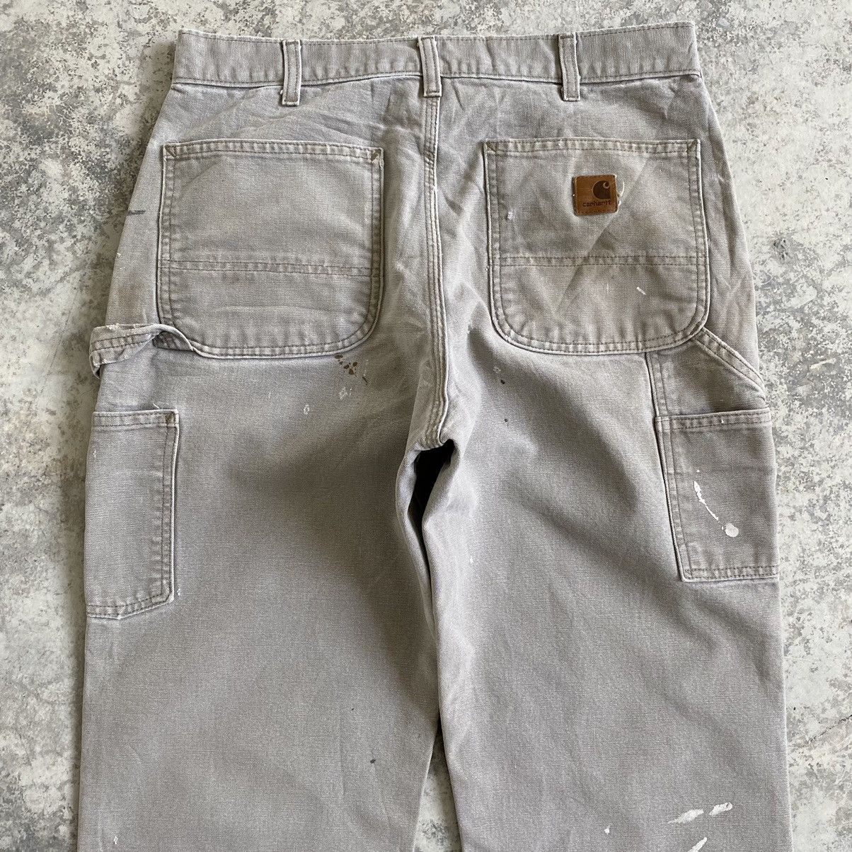 Carhartt Vintage Carhartt Faded Desert Grey Dirty Carpenter Pants Size US 32 / EU 48 - 2 Thumbnail