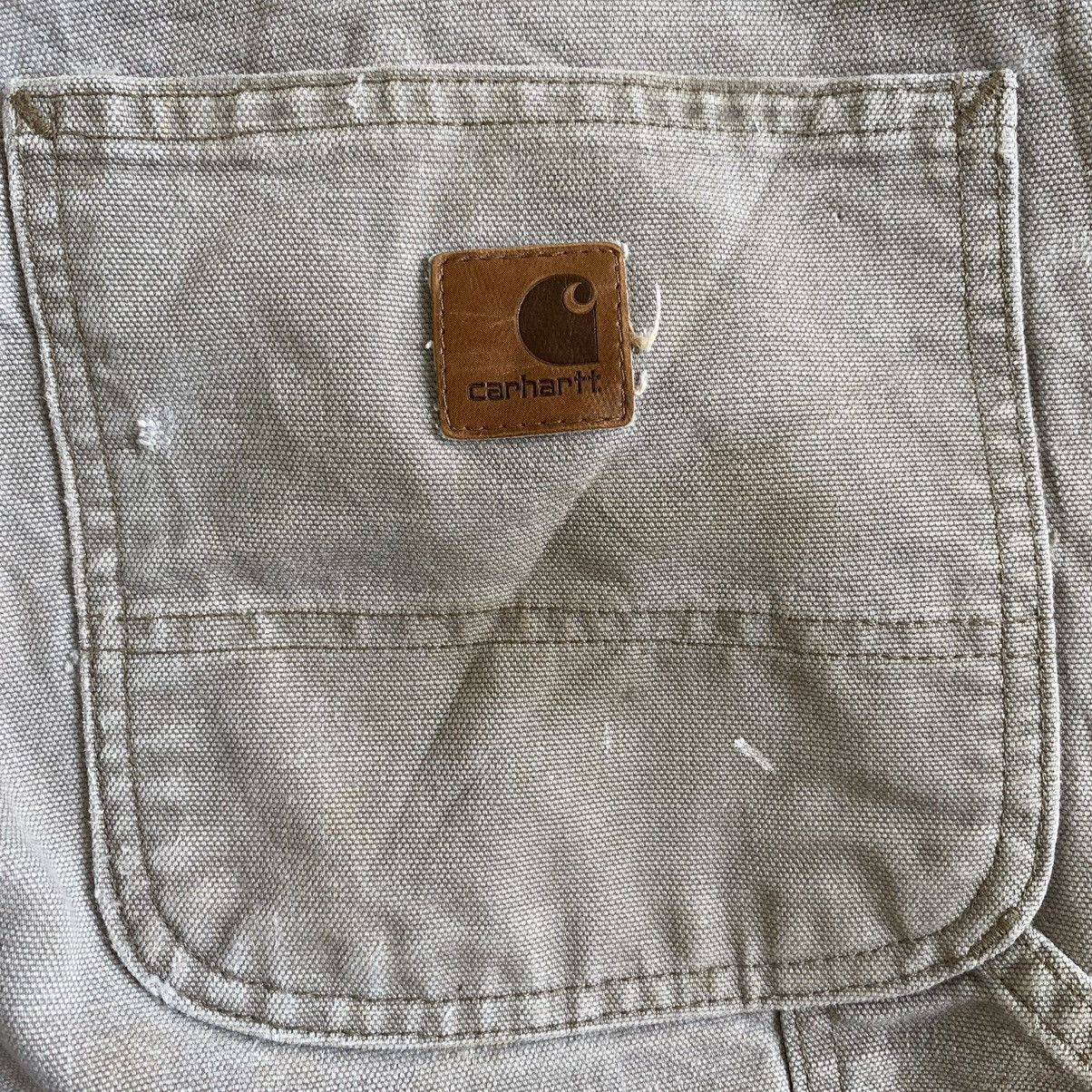 Carhartt Vintage Carhartt Faded Desert Grey Dirty Carpenter Pants Size US 32 / EU 48 - 21 Thumbnail