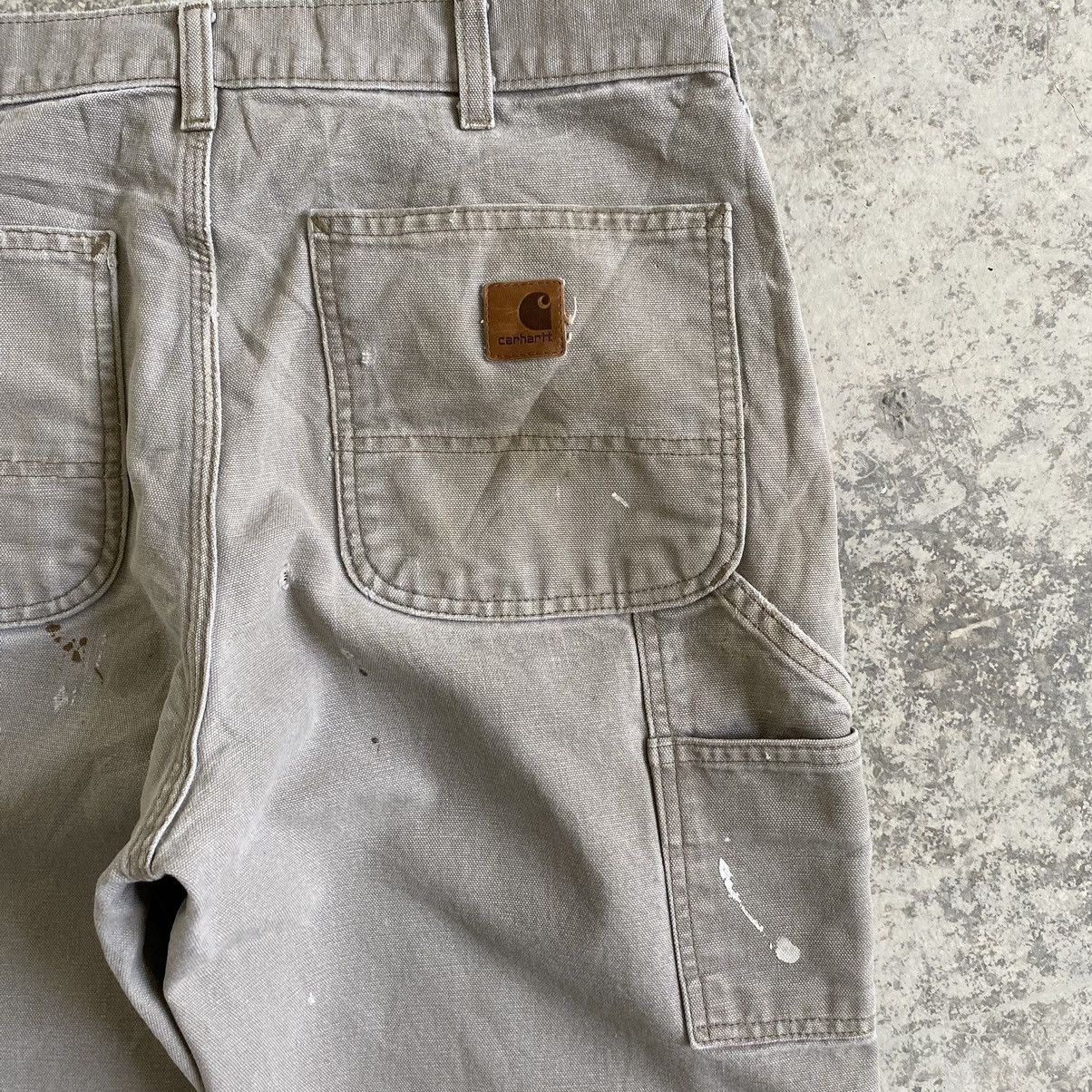 Carhartt Vintage Carhartt Faded Desert Grey Dirty Carpenter Pants Size US 32 / EU 48 - 20 Thumbnail