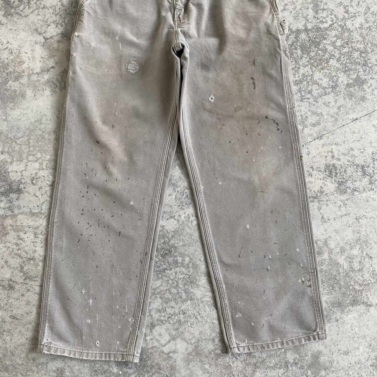 Carhartt Vintage Carhartt Faded Desert Grey Dirty Carpenter Pants Size US 32 / EU 48 - 4 Thumbnail