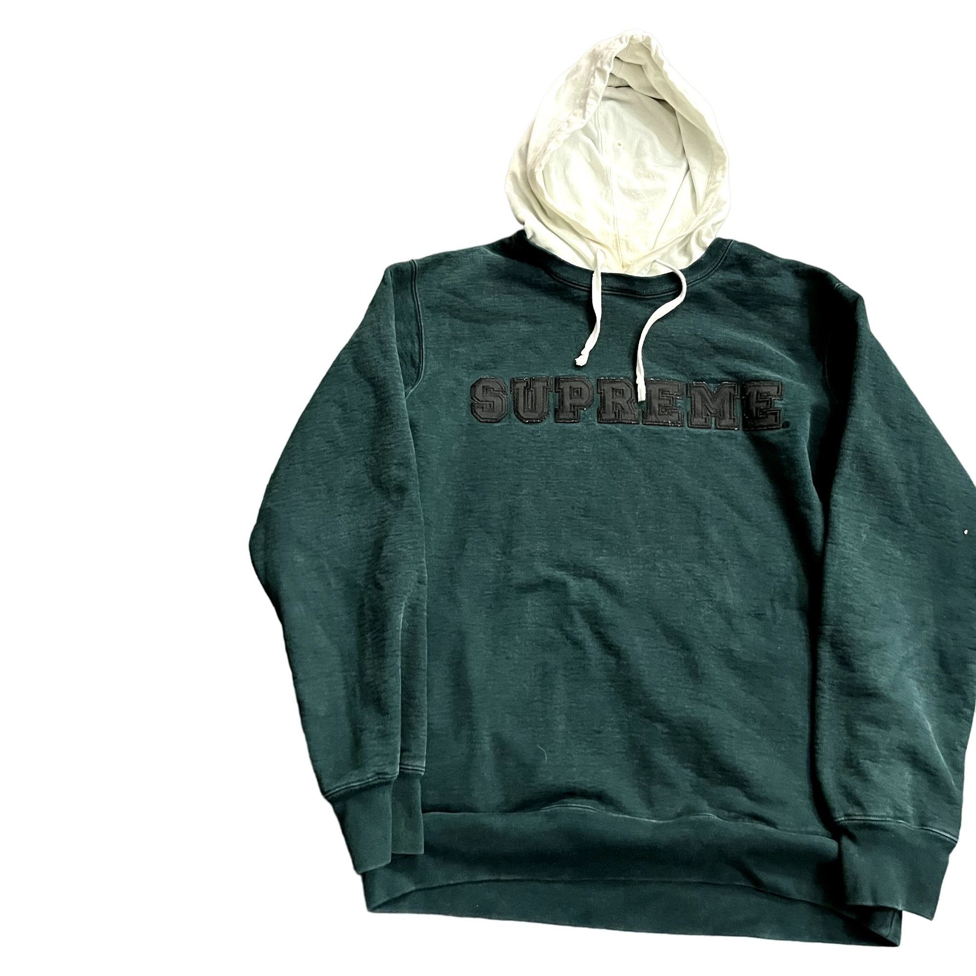 Supreme Gray/Green Black Supreme Pullover Hoodie Sweatshirt Spell Ou Size US L / EU 52-54 / 3 - 4 Thumbnail