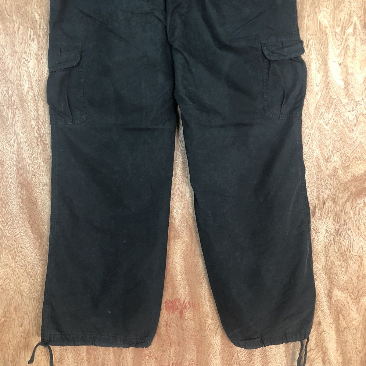Japanese Brand Style Basic Black Multipocket Cargo Pants #2319 Size US 30 / EU 46 - 8 Thumbnail
