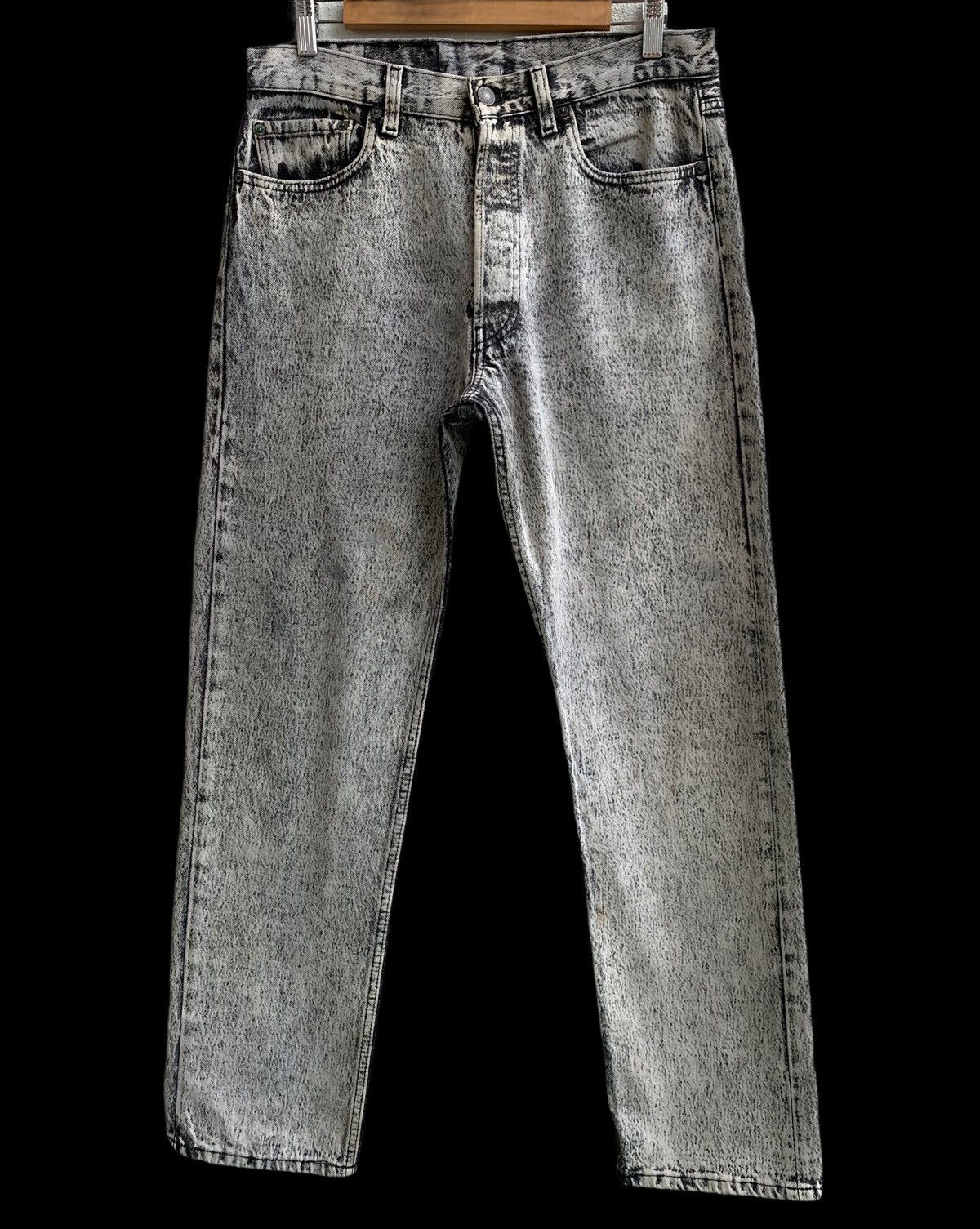 Levi's × Levi's Vintage Clothing × Vintage Vintage 90s Levis 501 StoneWash Denim Pants Size US 32 / EU 48 - 2 Thumbnail
